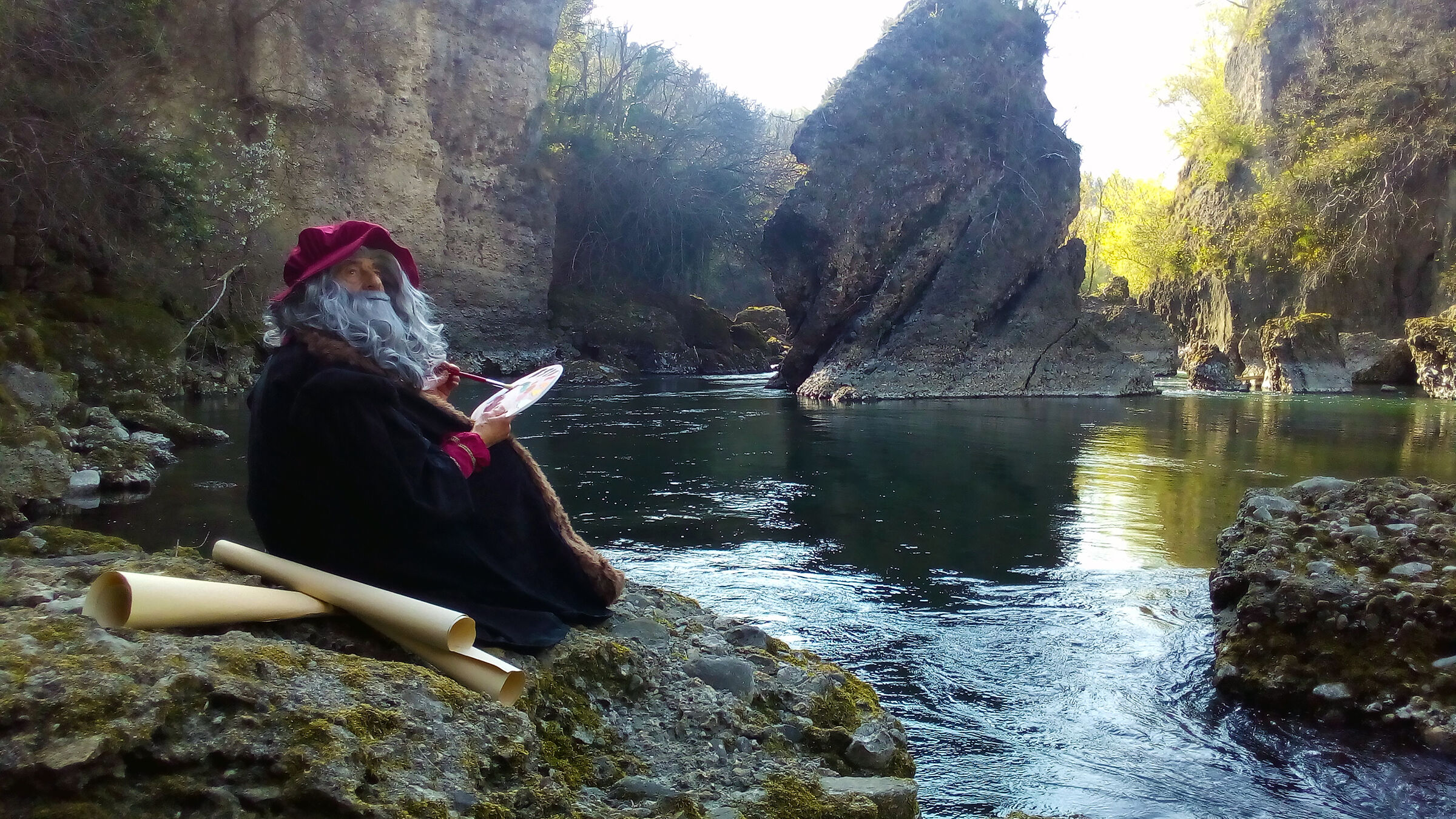 Leonardo.... location Madonna delle rocce