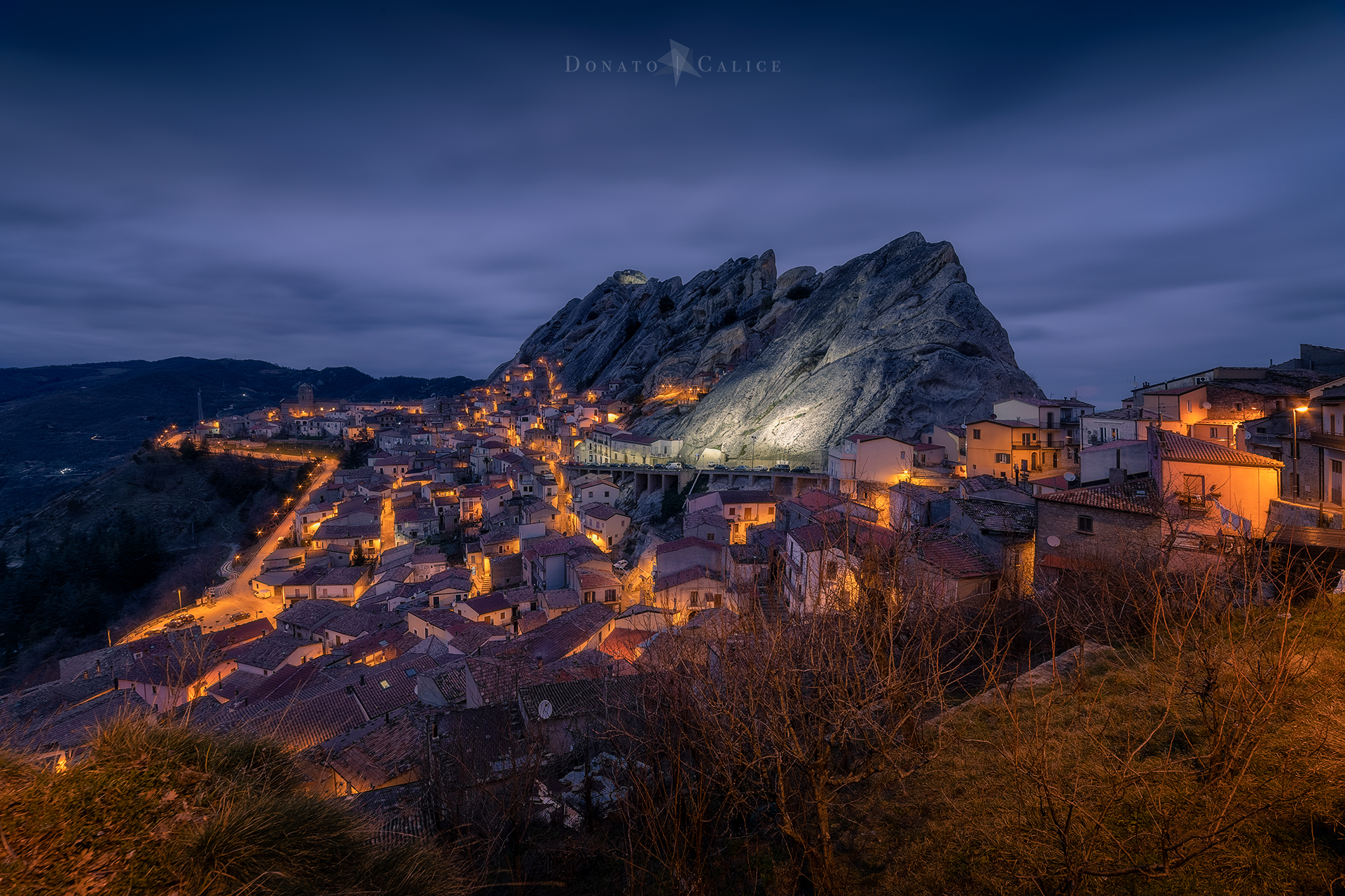 Pietrapertosa in Blue Hour