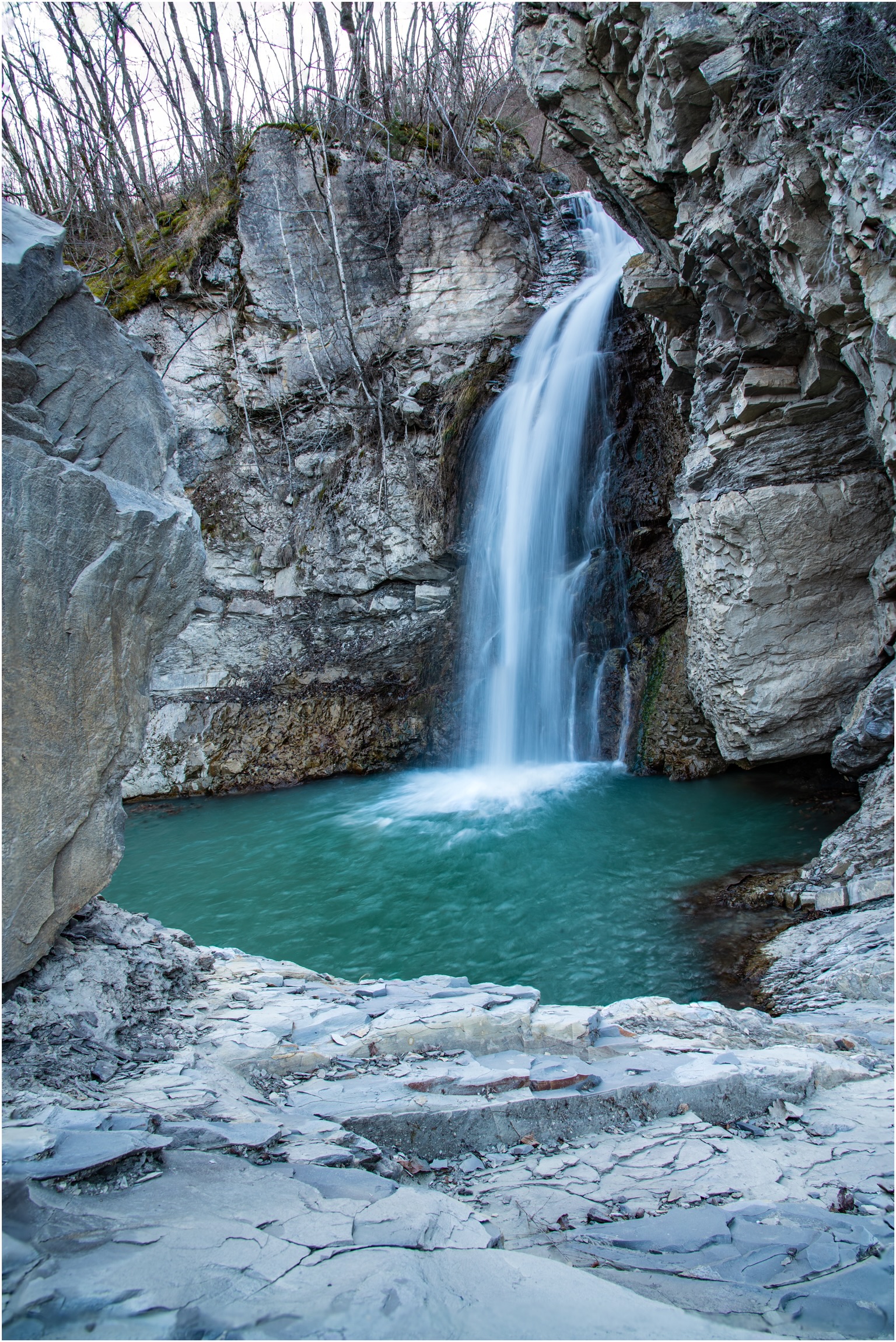 Focus stacking cascata del Perino