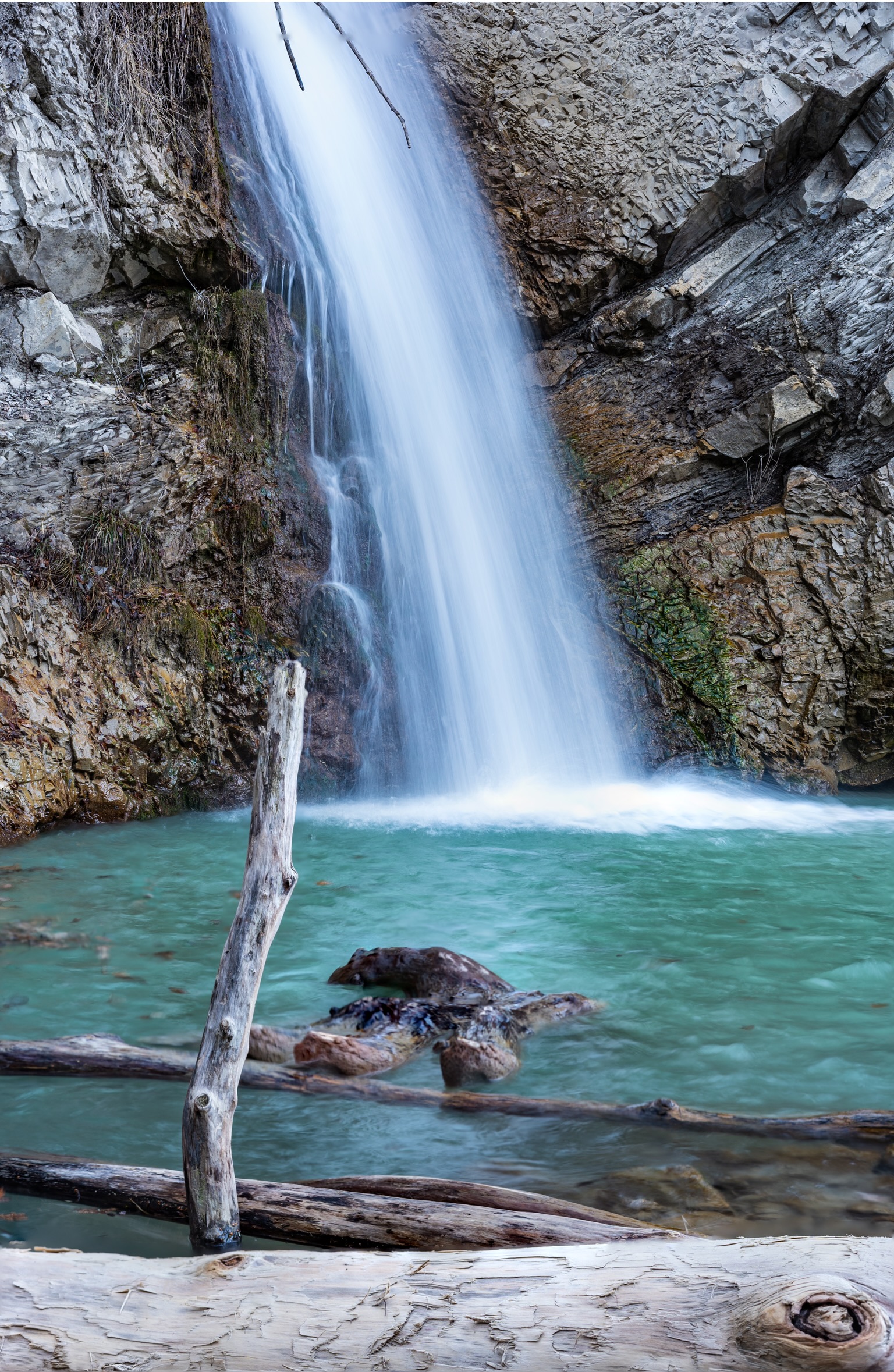 Focus stacking cascata del Perino