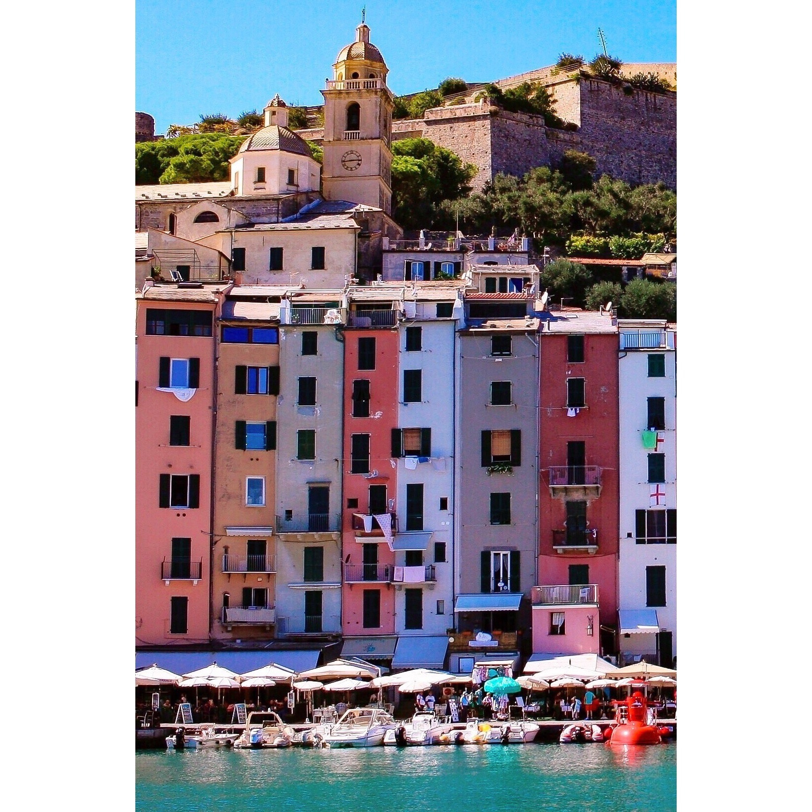 Le case colorate di Portovenere