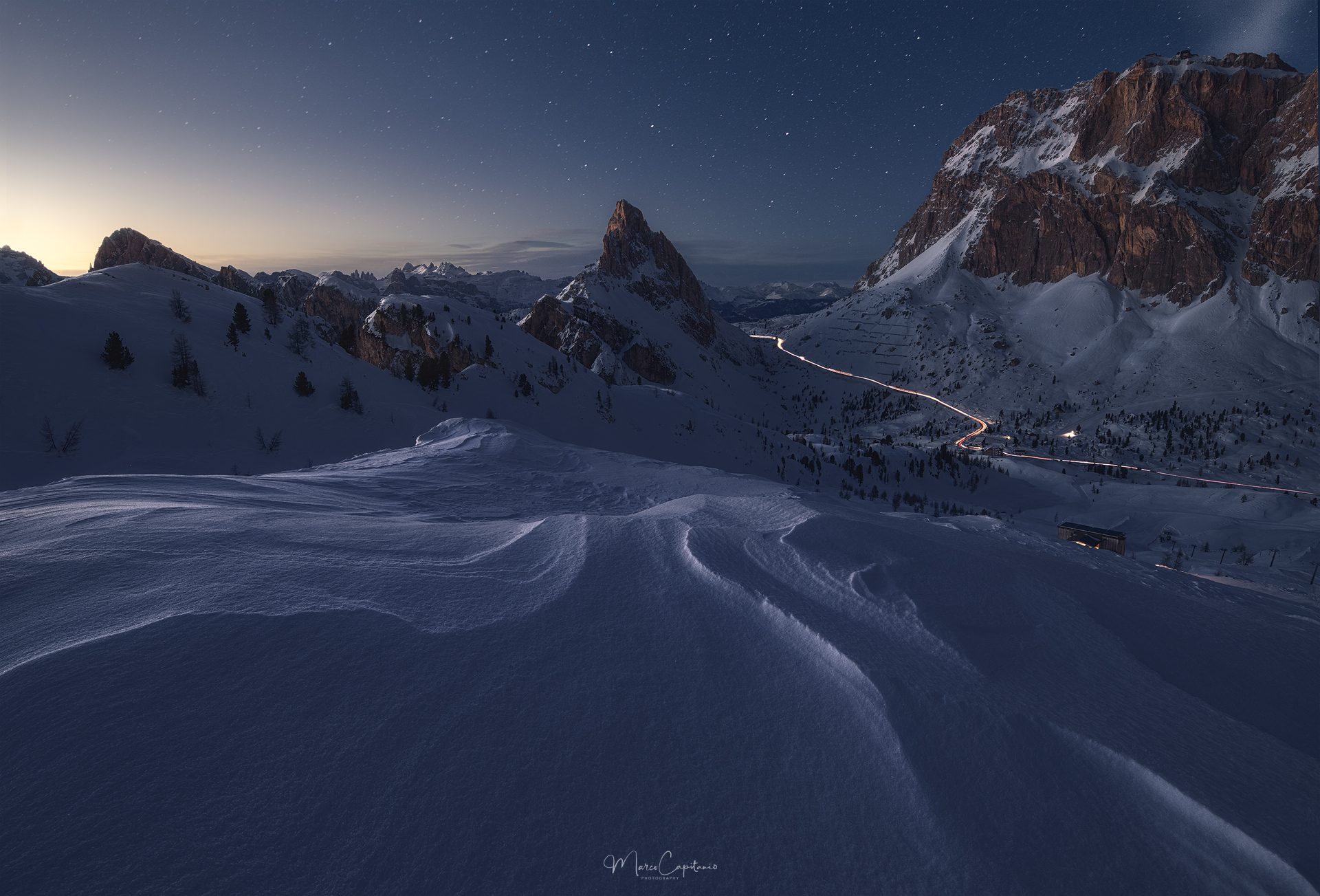 Snow Shapes, California
