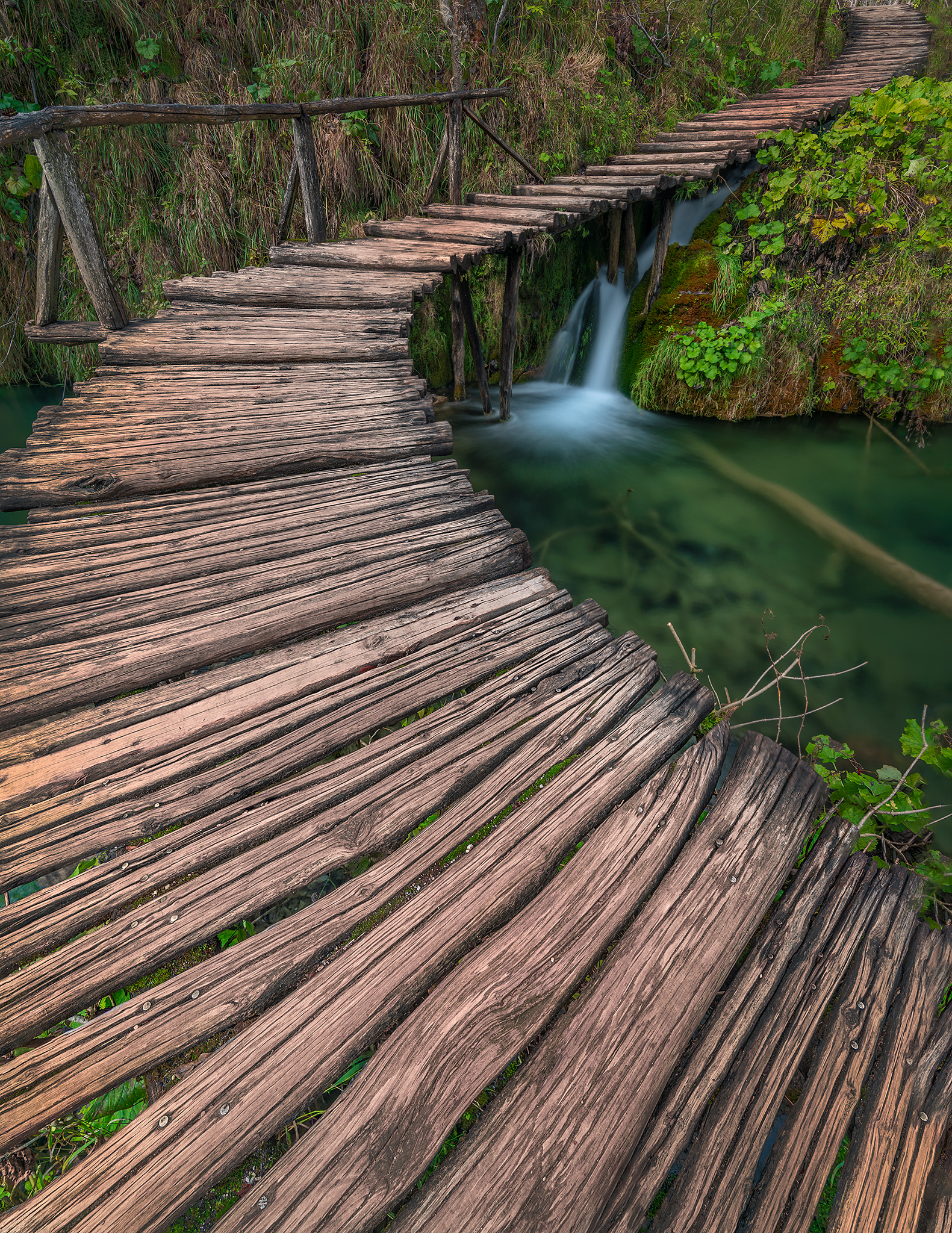 La passerella di Plitvice