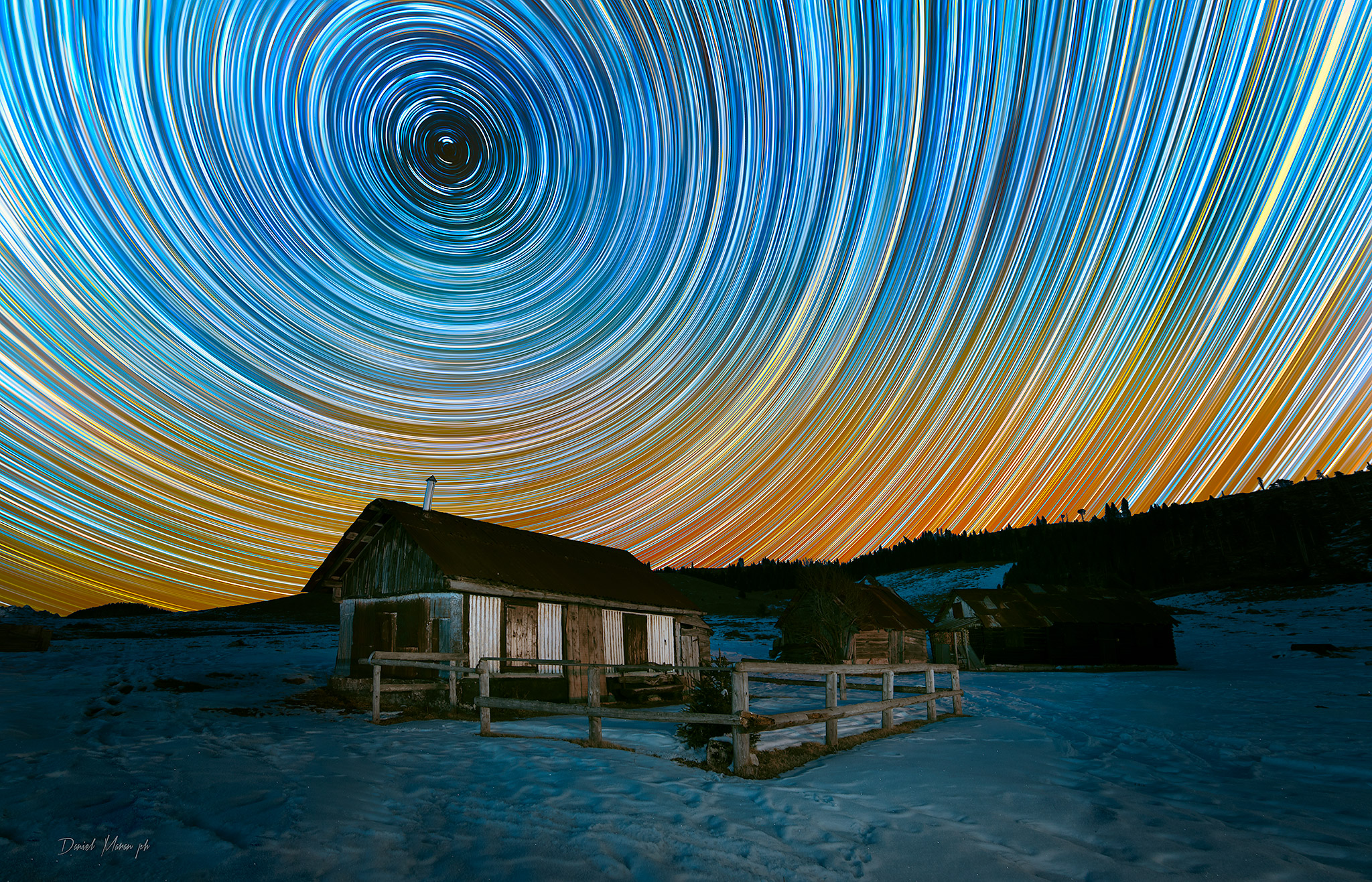 Startrails in Marcesina
