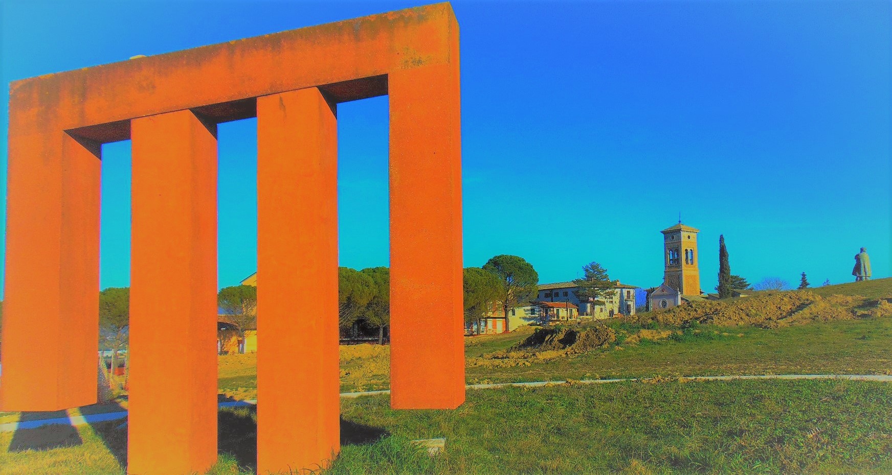 le statue strane di brufa