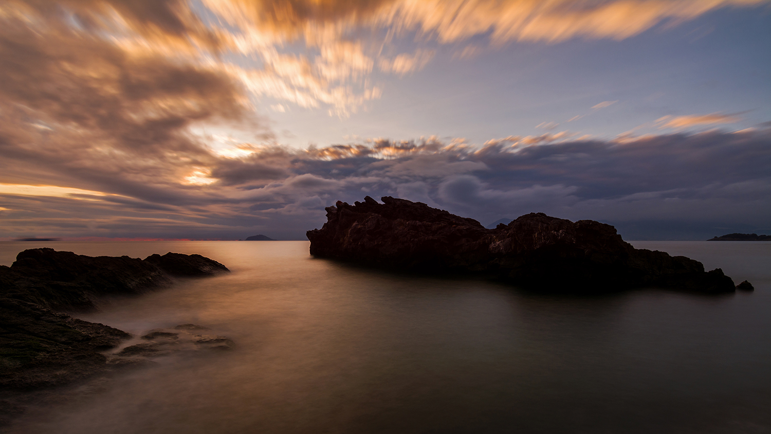 It's evening in Tellaro