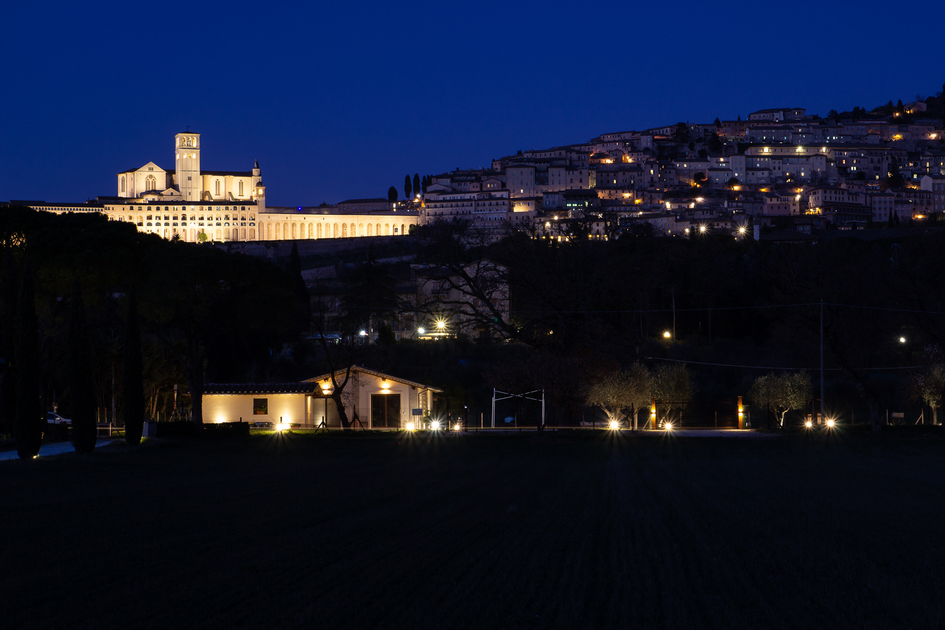 Blue time in Assisi