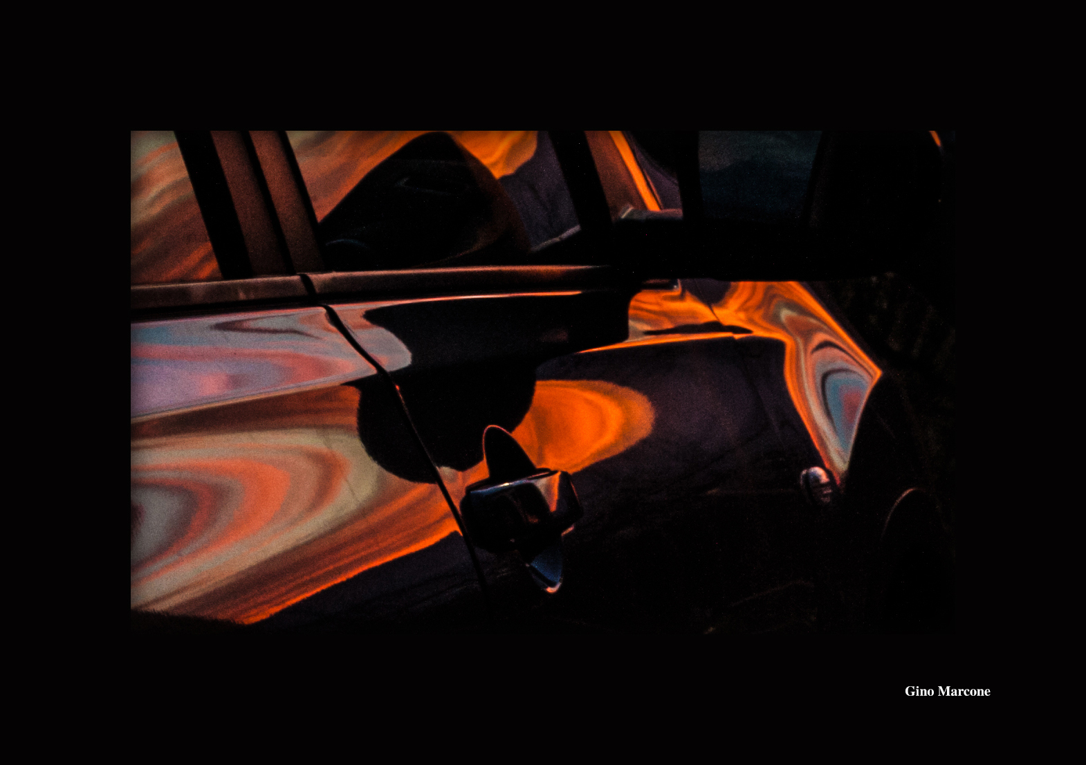 A sunset of fire and the painter's palette