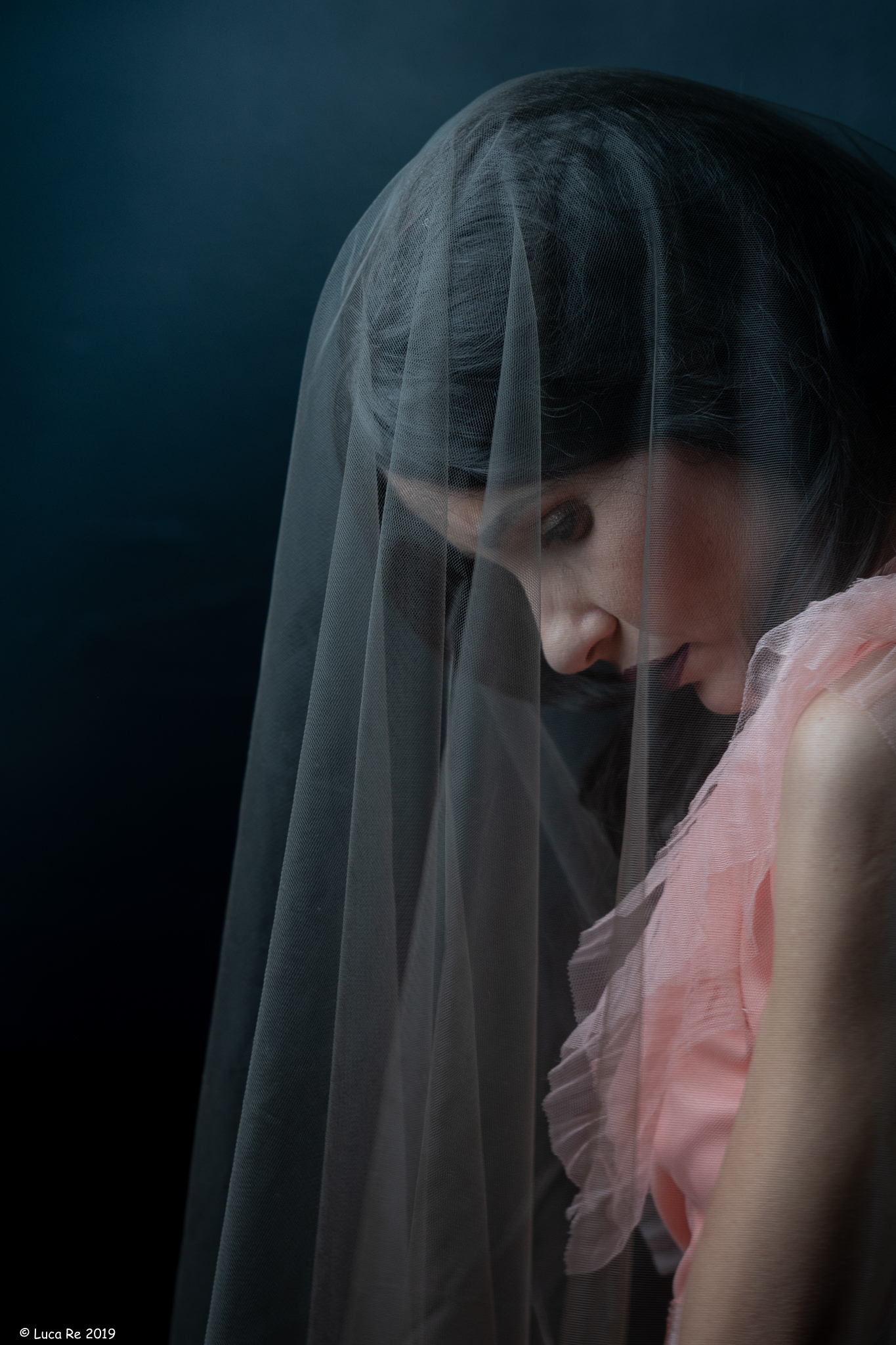 Portrait of a veiled woman