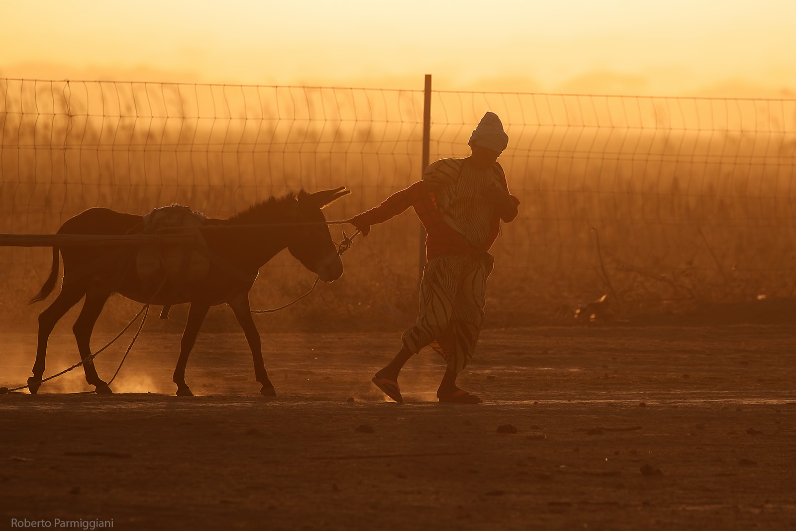 Un tramonto di ordinario duro lavoro