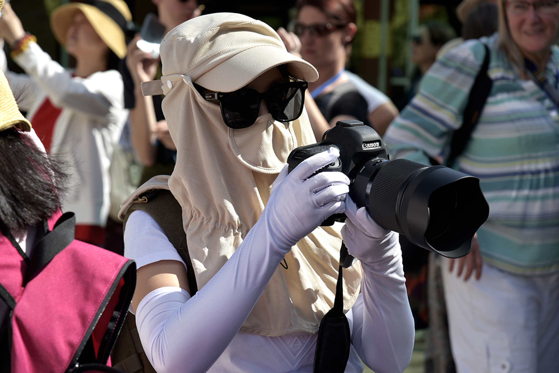 Look fotografico anti coronavirus