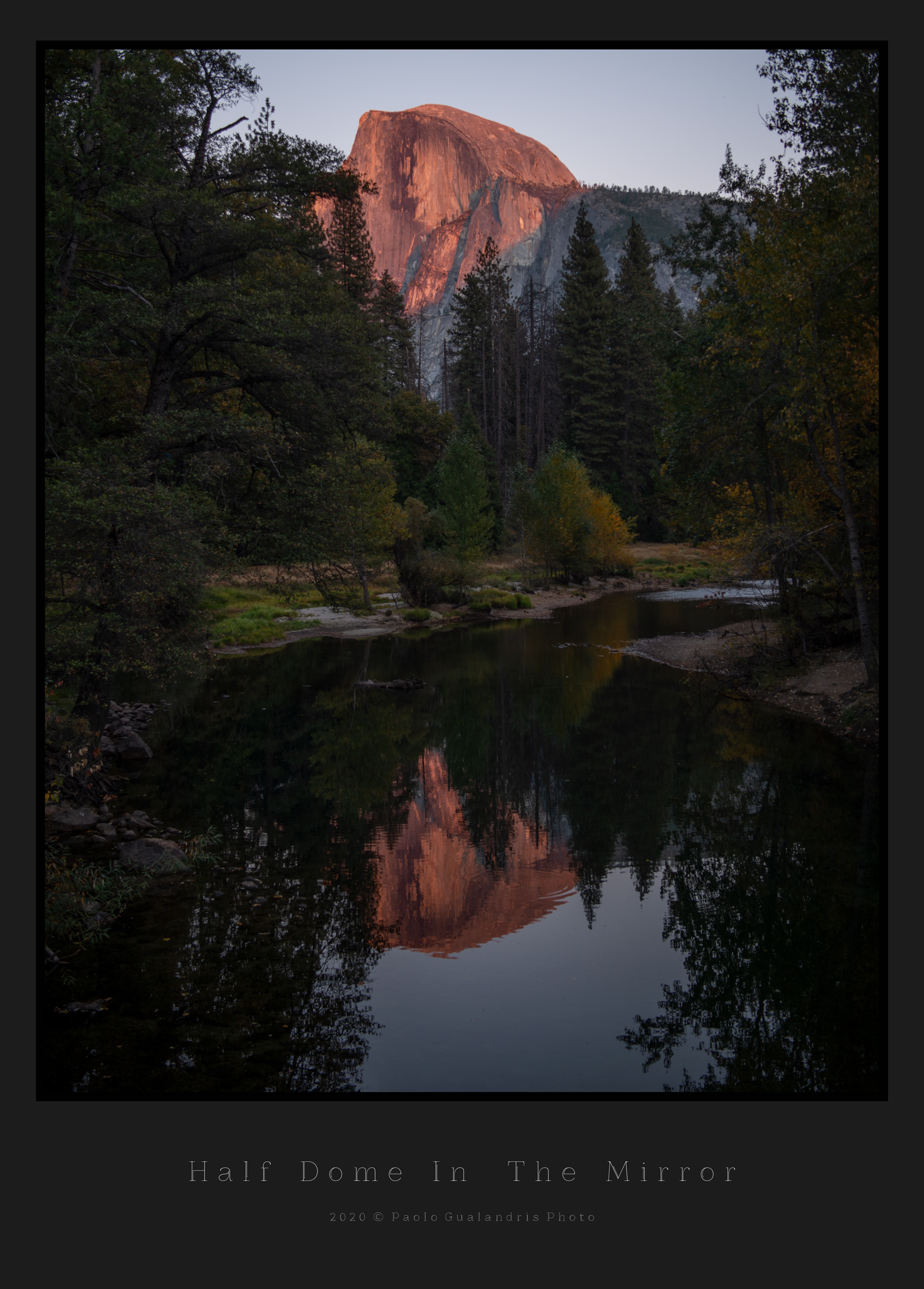 Half Dome In The Mirror