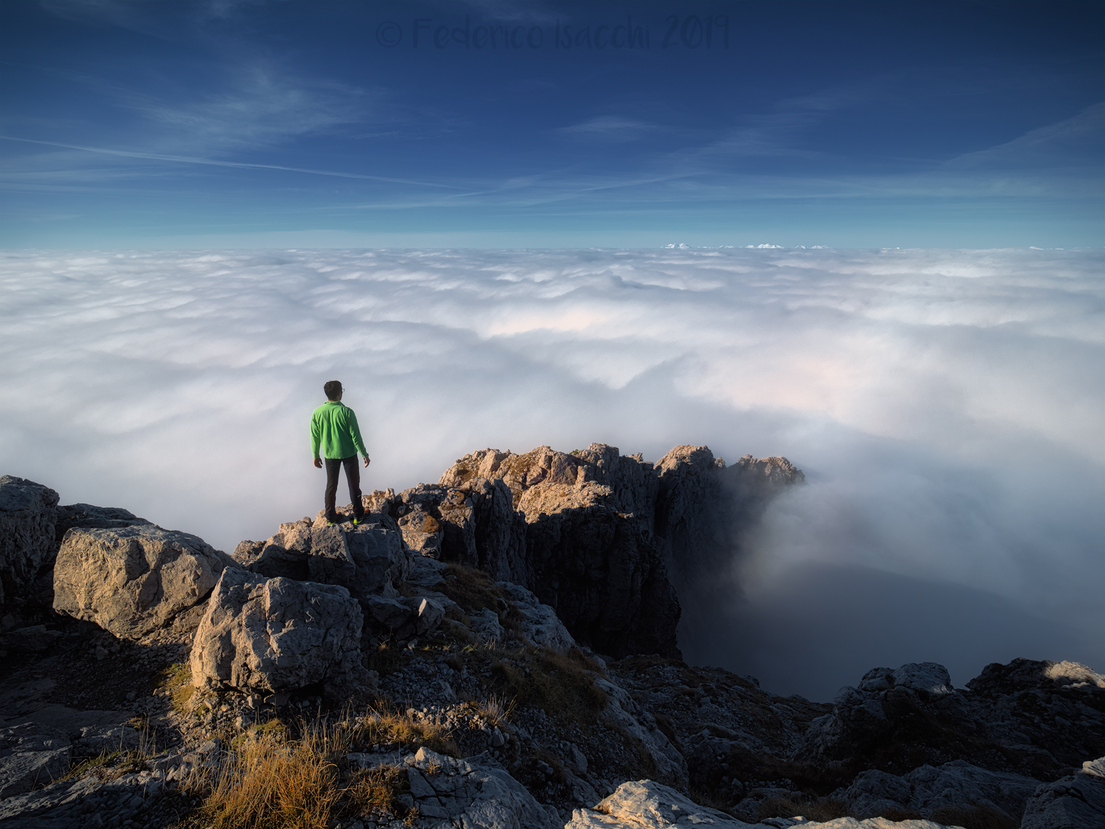 Above the clouds