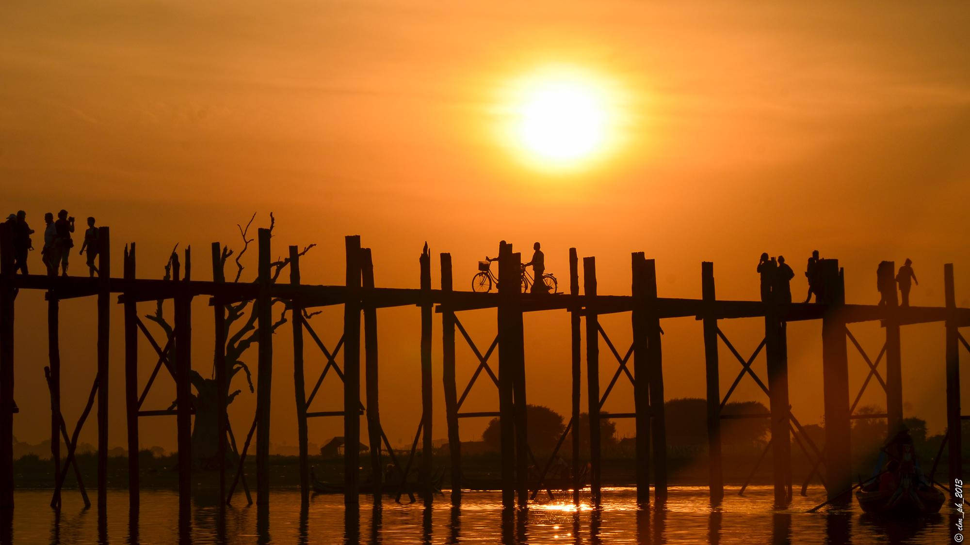Mandalay......... U Bein Bridge, New1