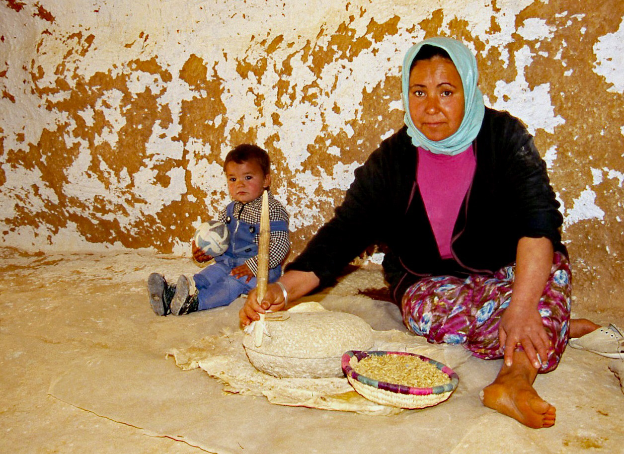 Tunisia 1997: Casa ipogea a Matmata (Digitalizzata)