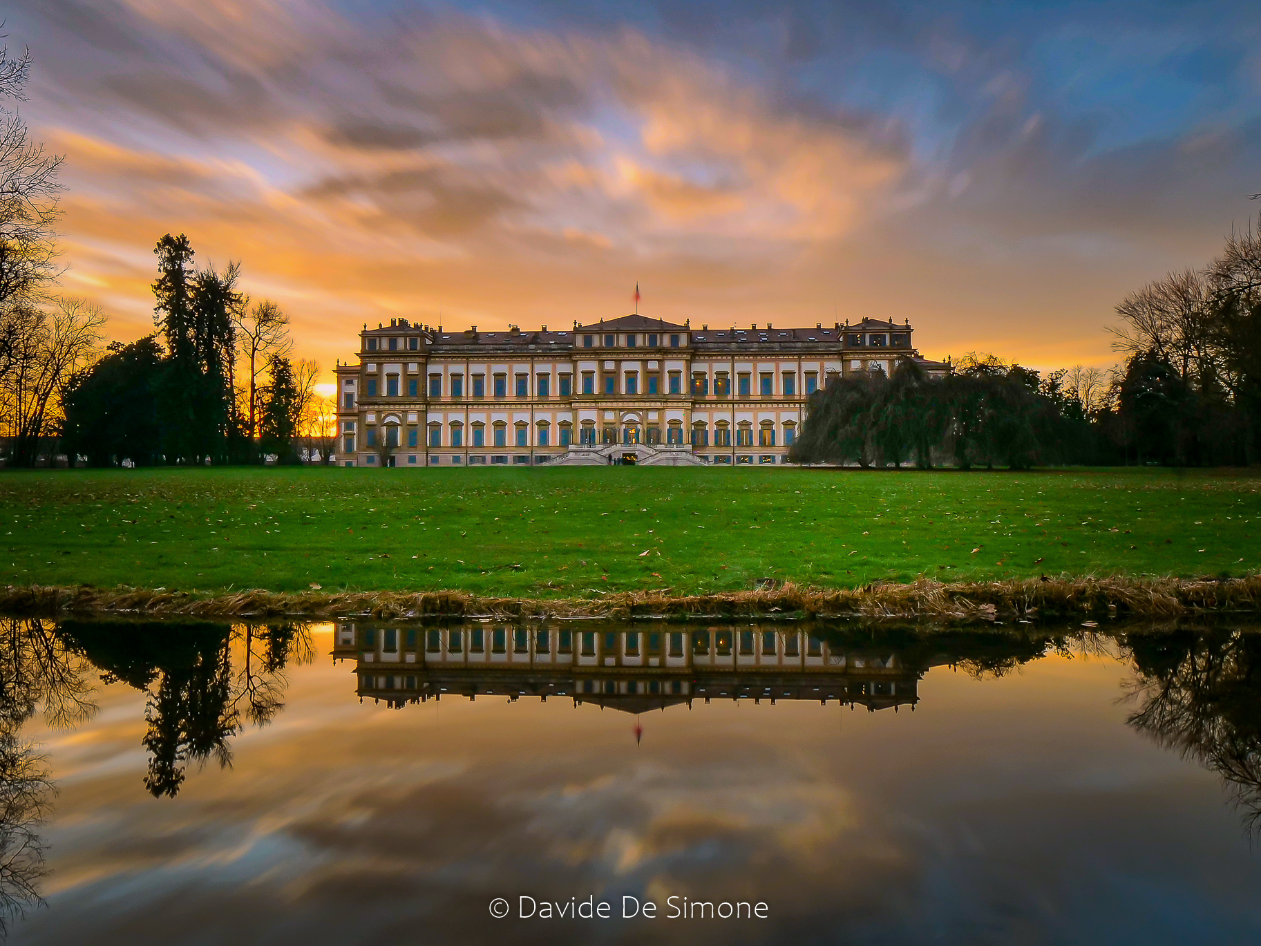 Colori e sfumature sulla Villa Reale