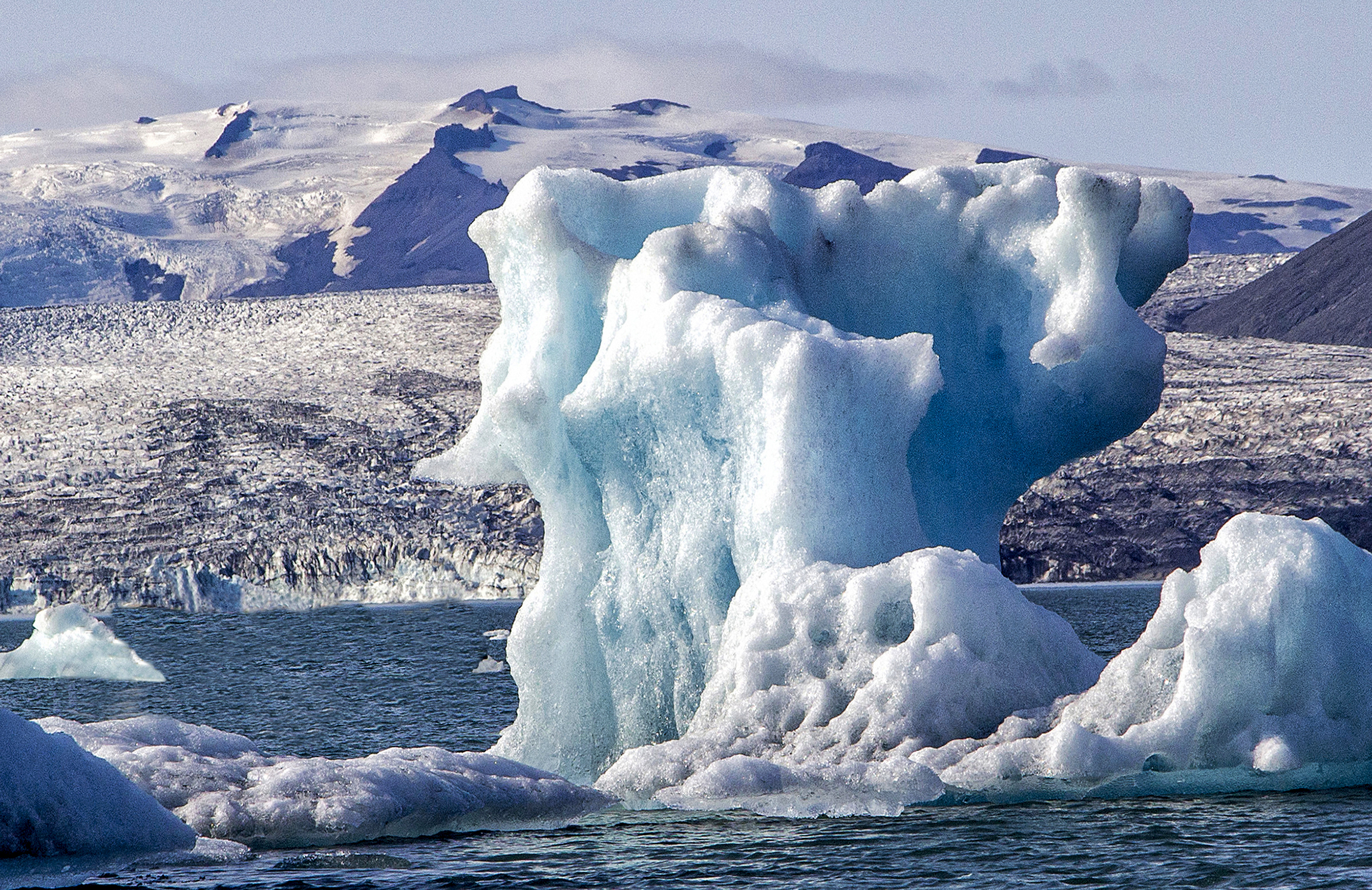 castello di ghiaccio a Jökulsárlón - Isla...