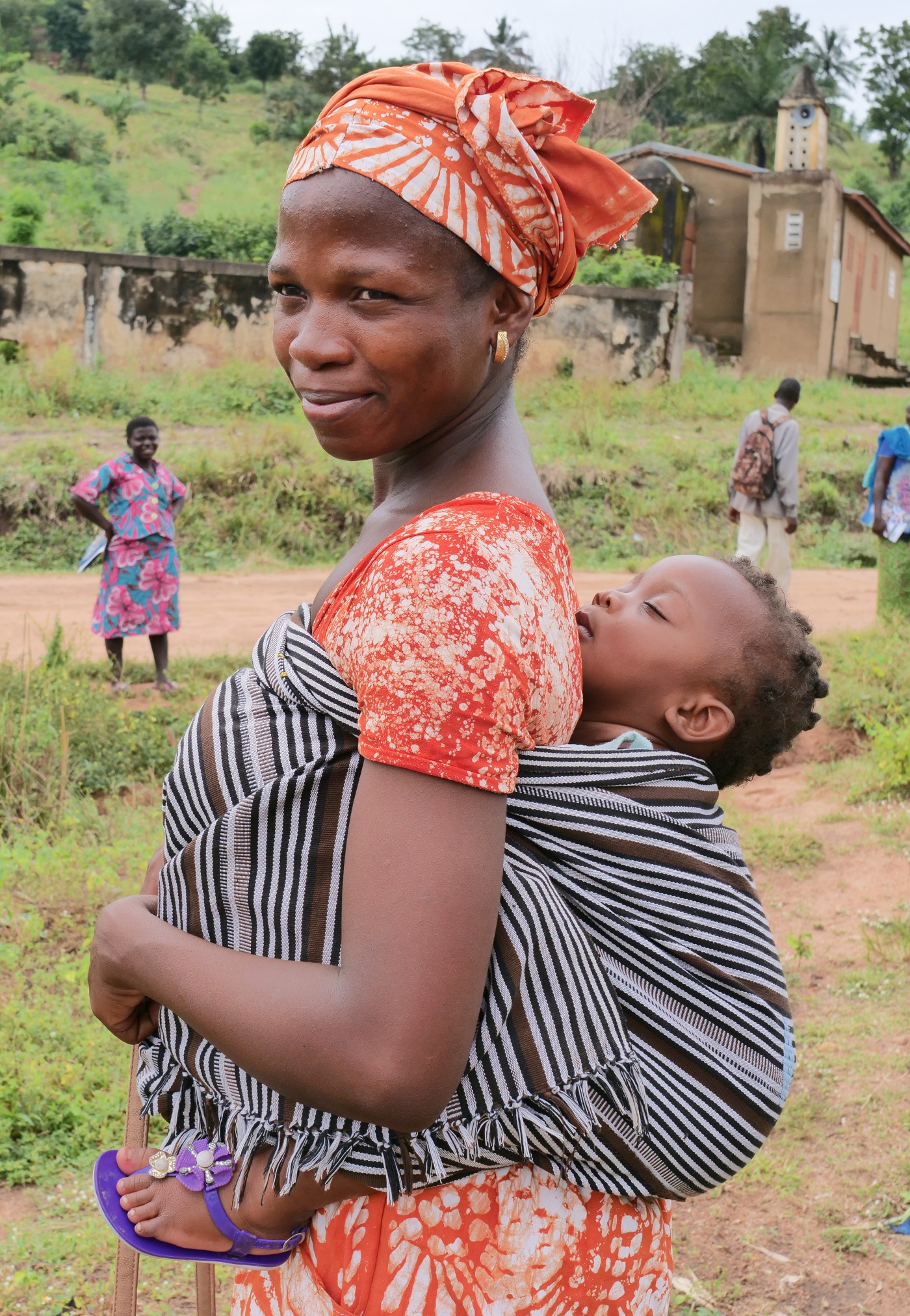 madre e figlio togolesi