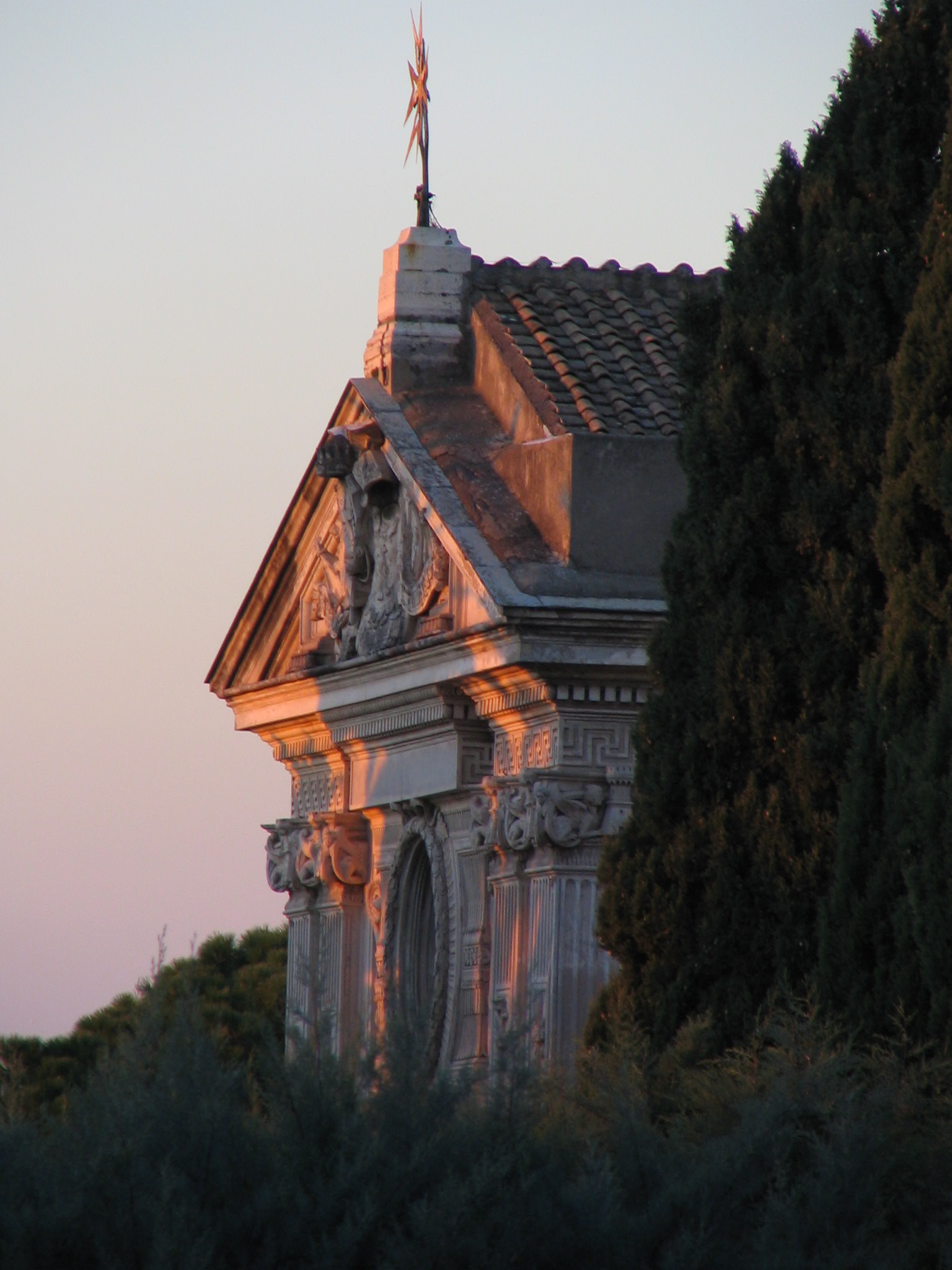 Tramonto sull'Aventino