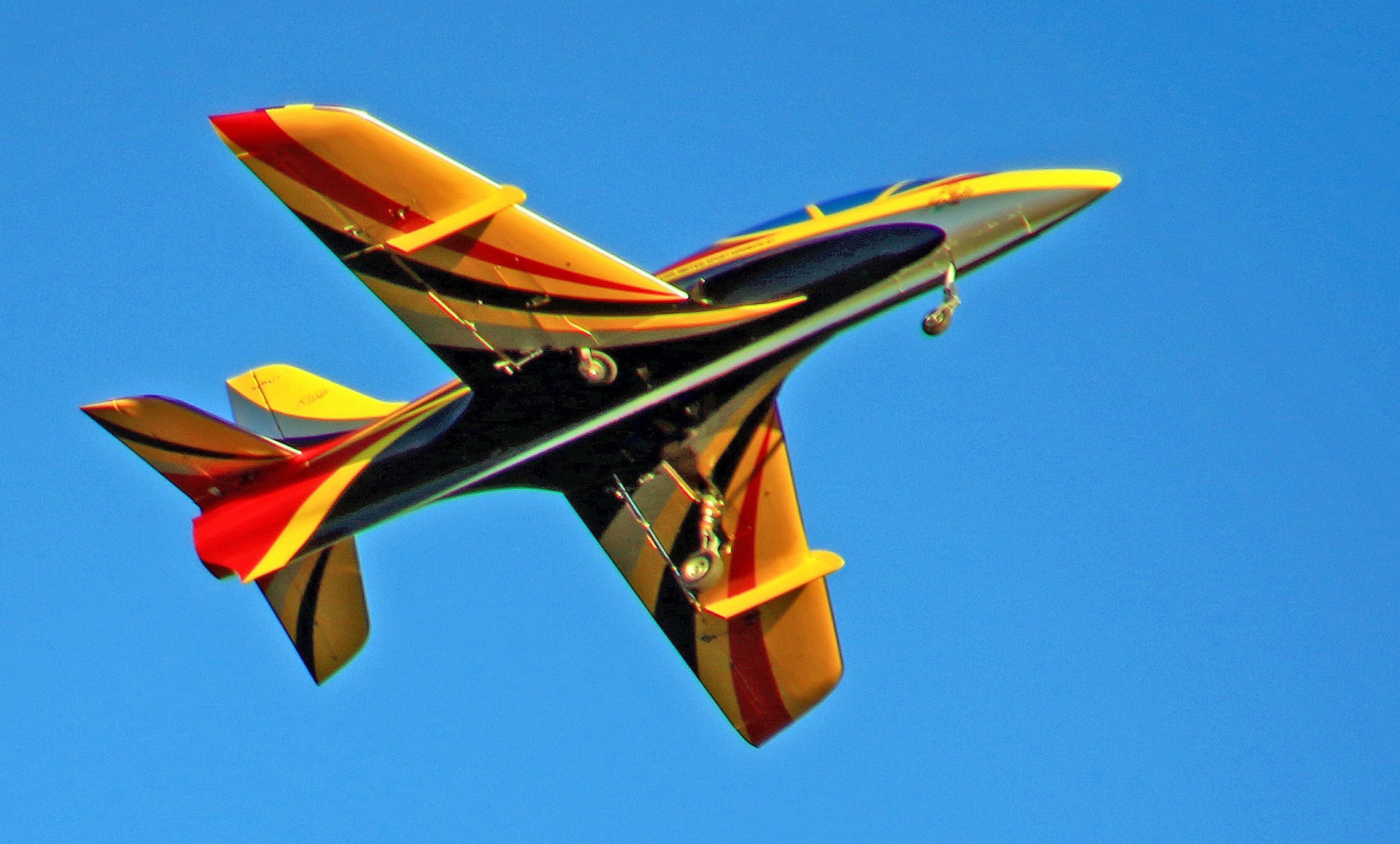 Model: Model of aircraft in flight