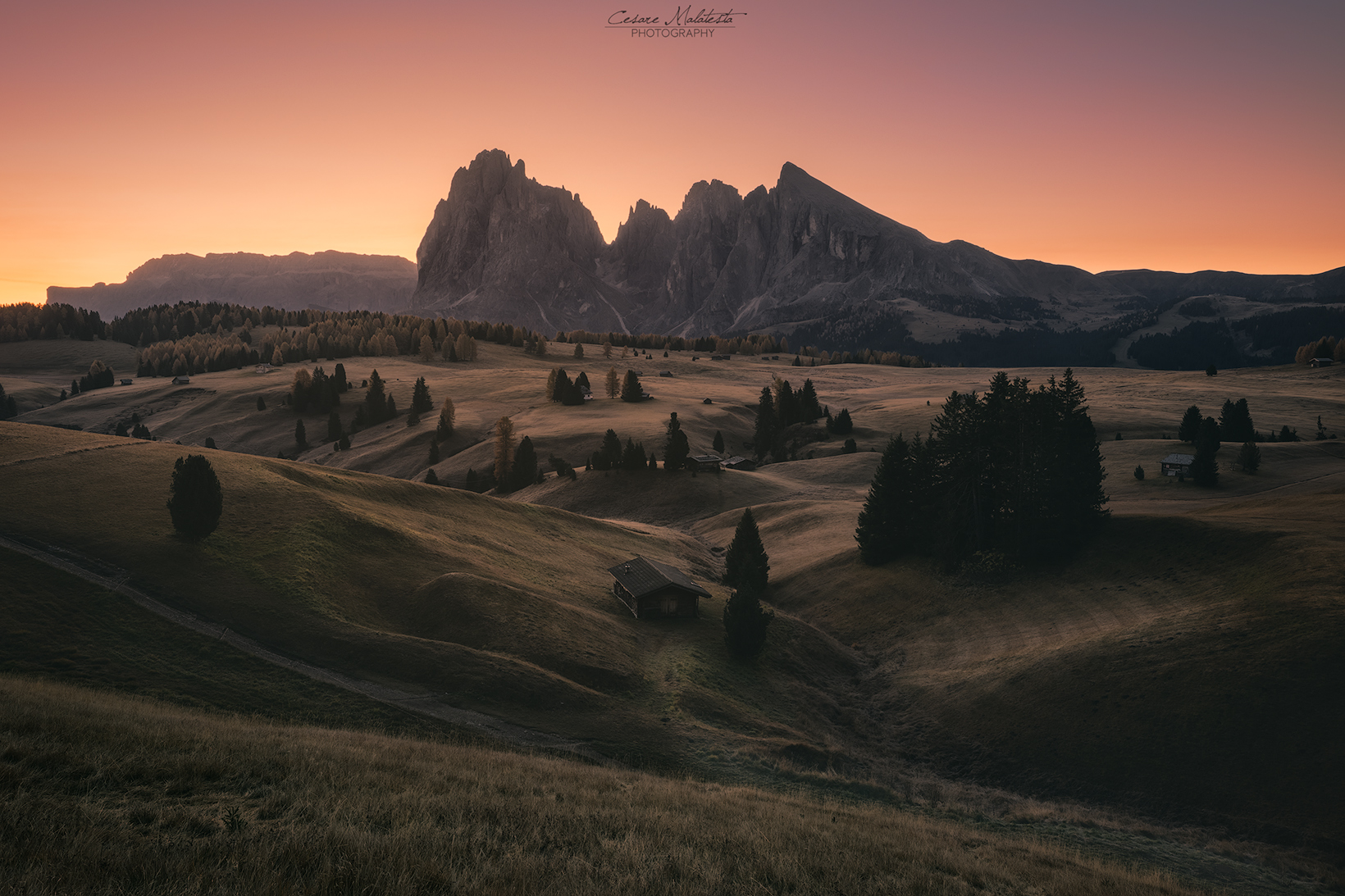 Alba all'Alpe di Siusi