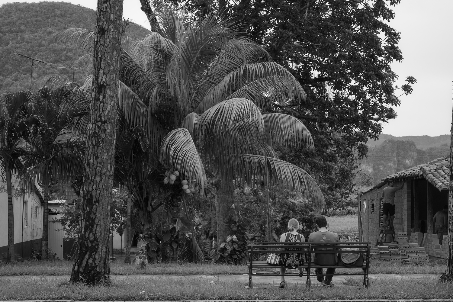 La panchina affacciata sui Mogotes