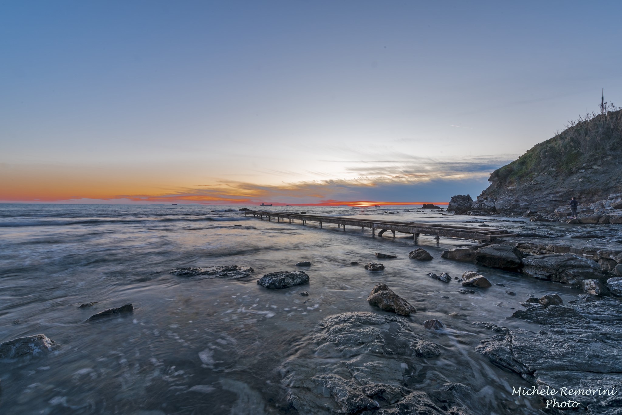 Antignano Livorno sunset