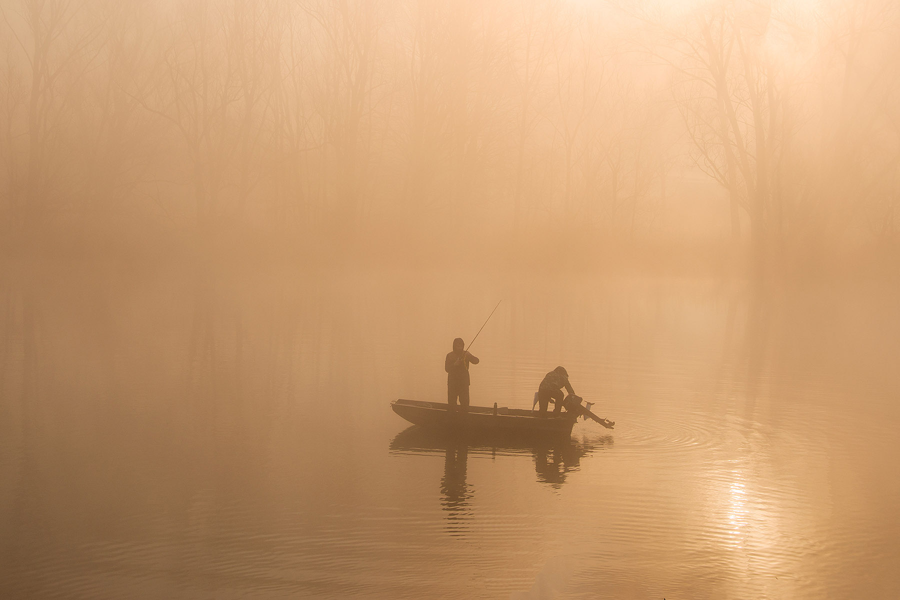 pescatori all'alba