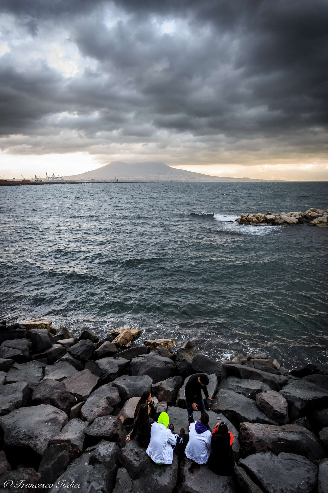 momenti di vita, lungomare, Napoli