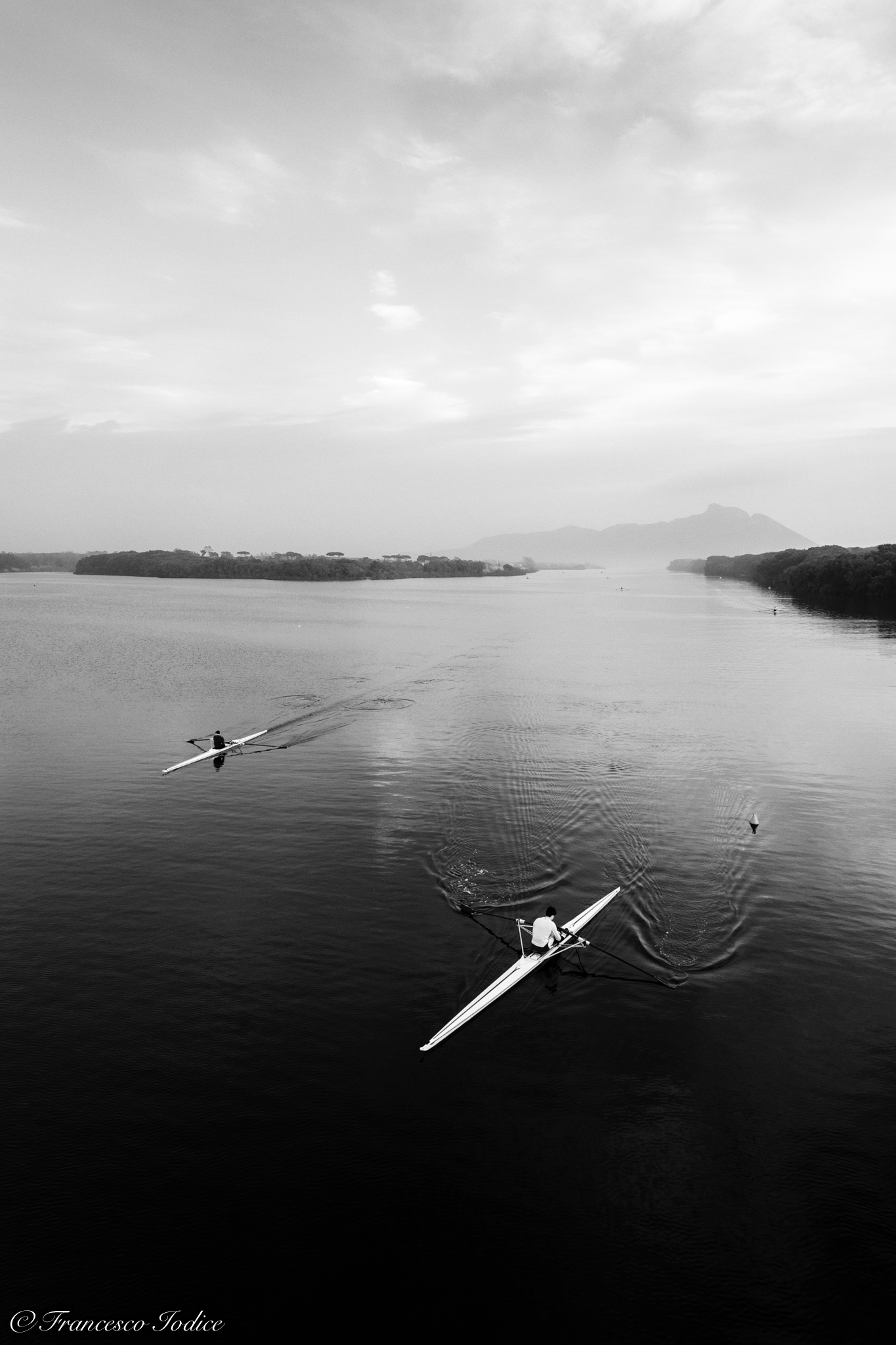 "Canoa sul lago di Paola" Sabaudia