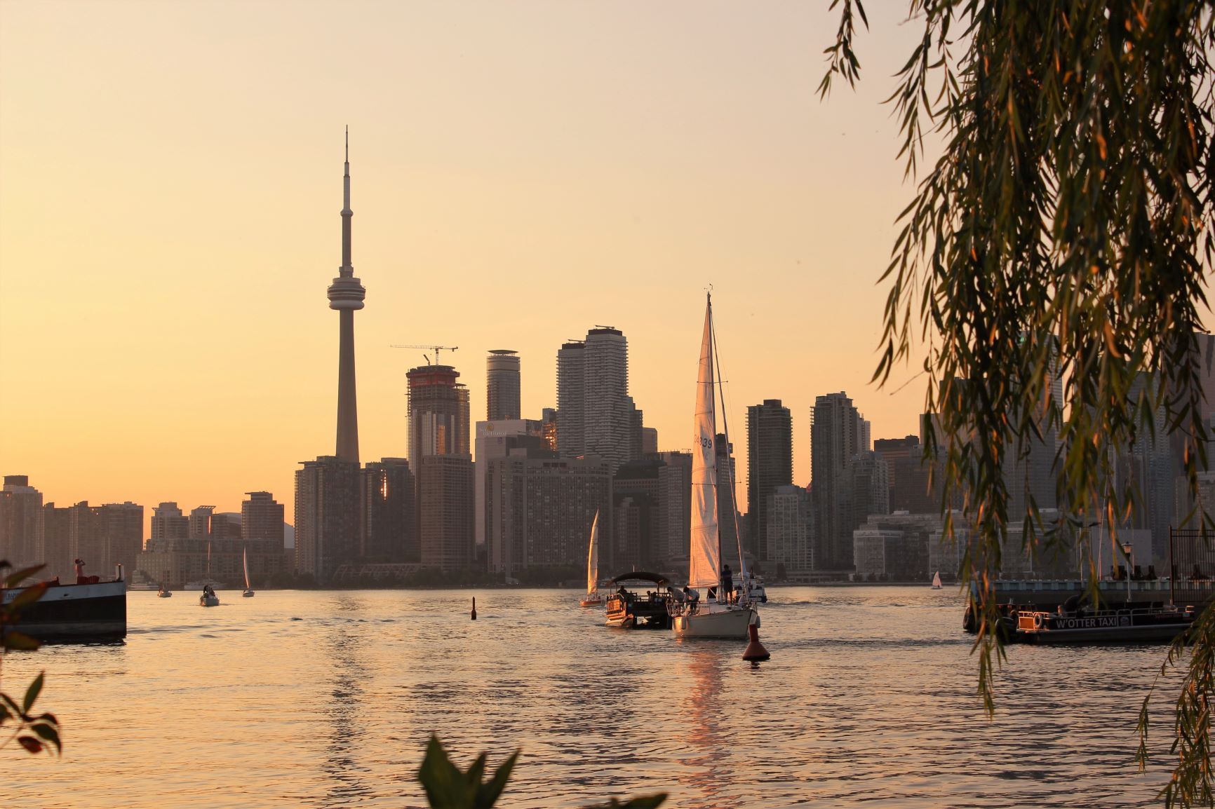sunset over Lake Ontario