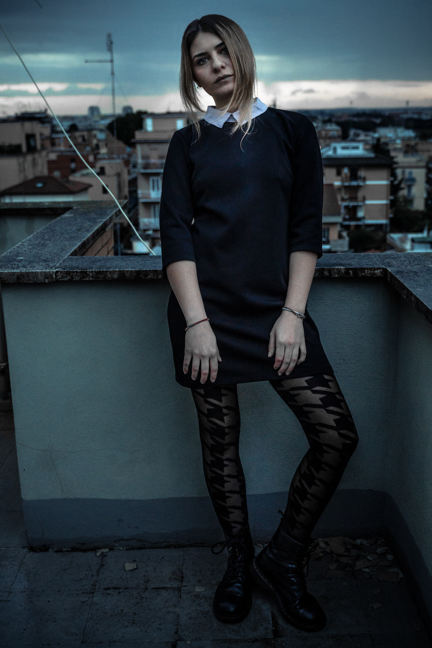 Tra i tetti.