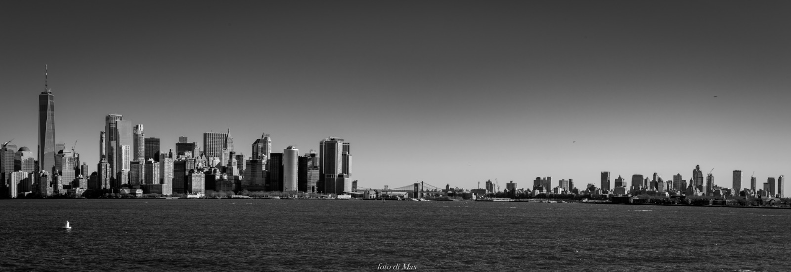 Skyline from liberty island