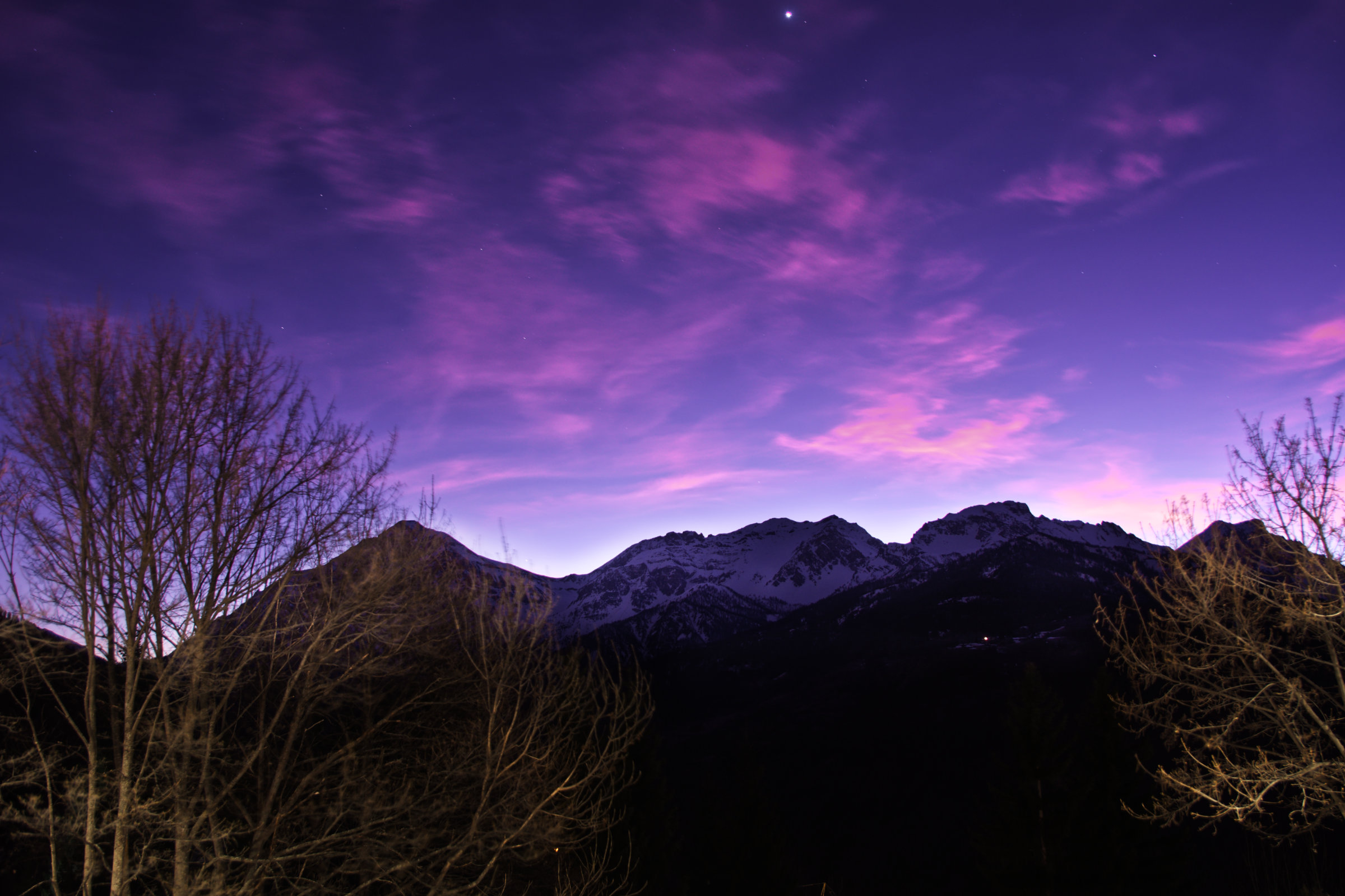 Chaberton - dopo il tramonto