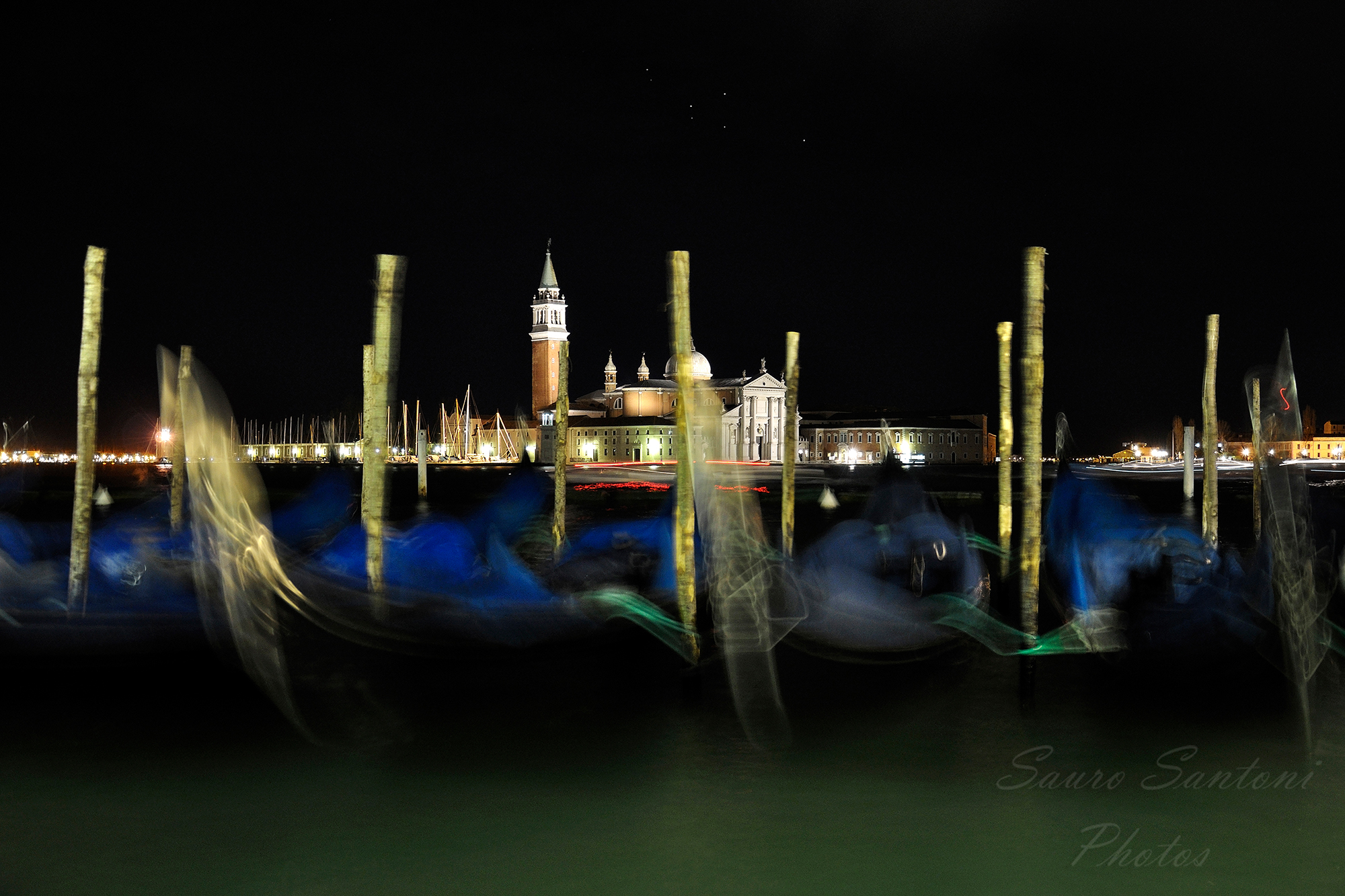 Venice at night