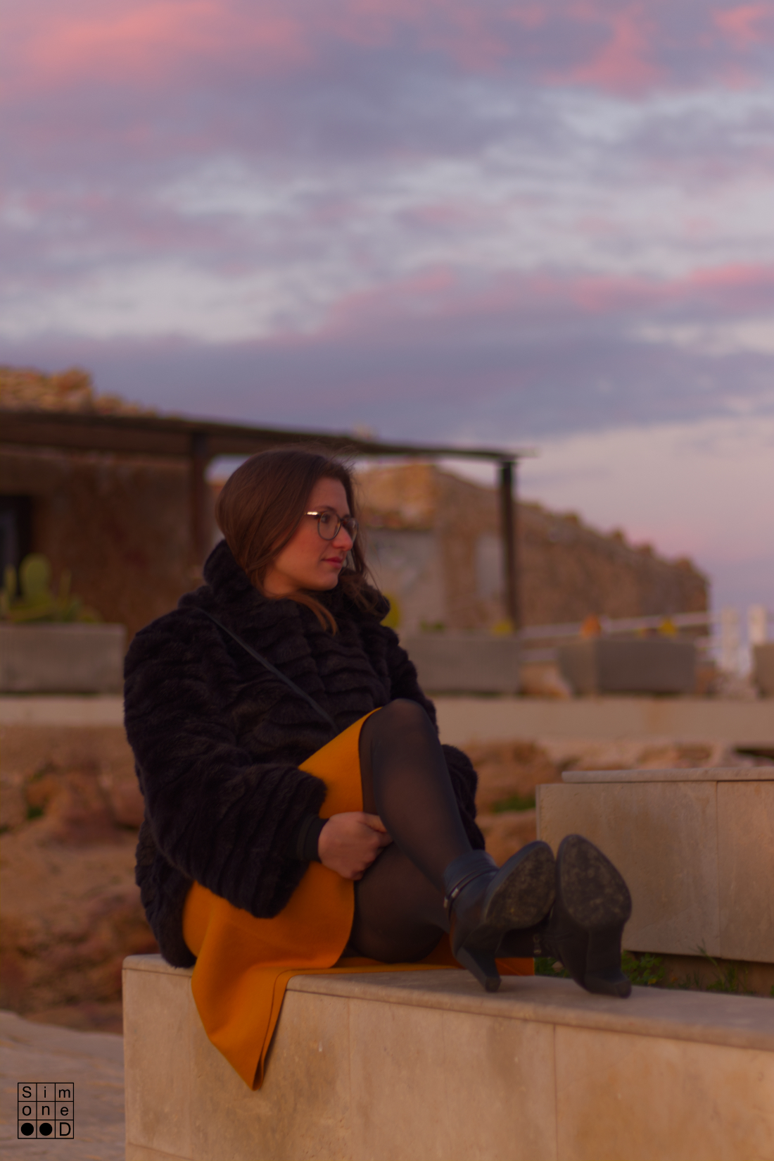 I colori tenui del tramonto