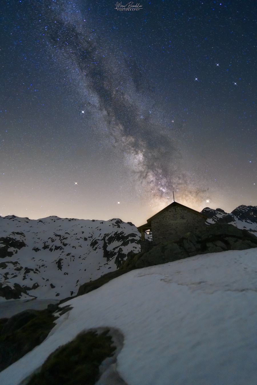 Milky way in the Biellesi Alps