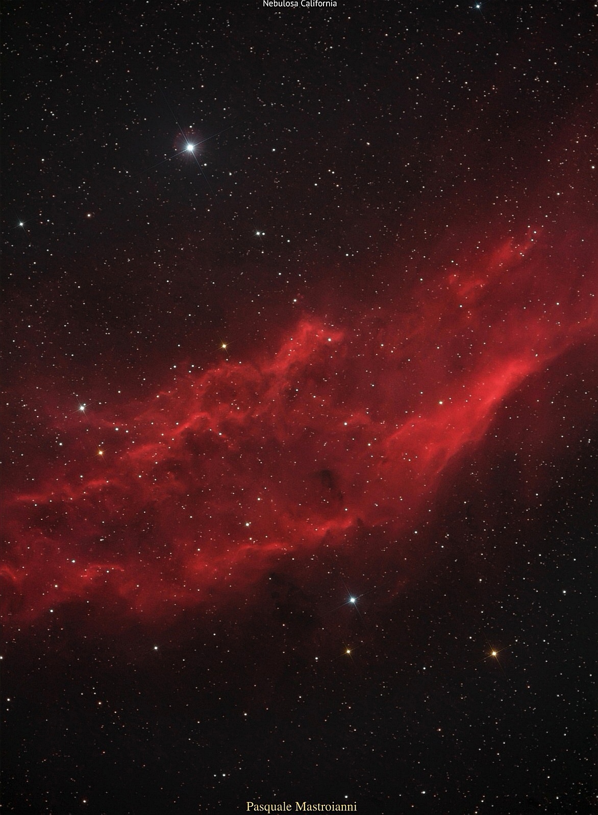 La grande nebulosa California