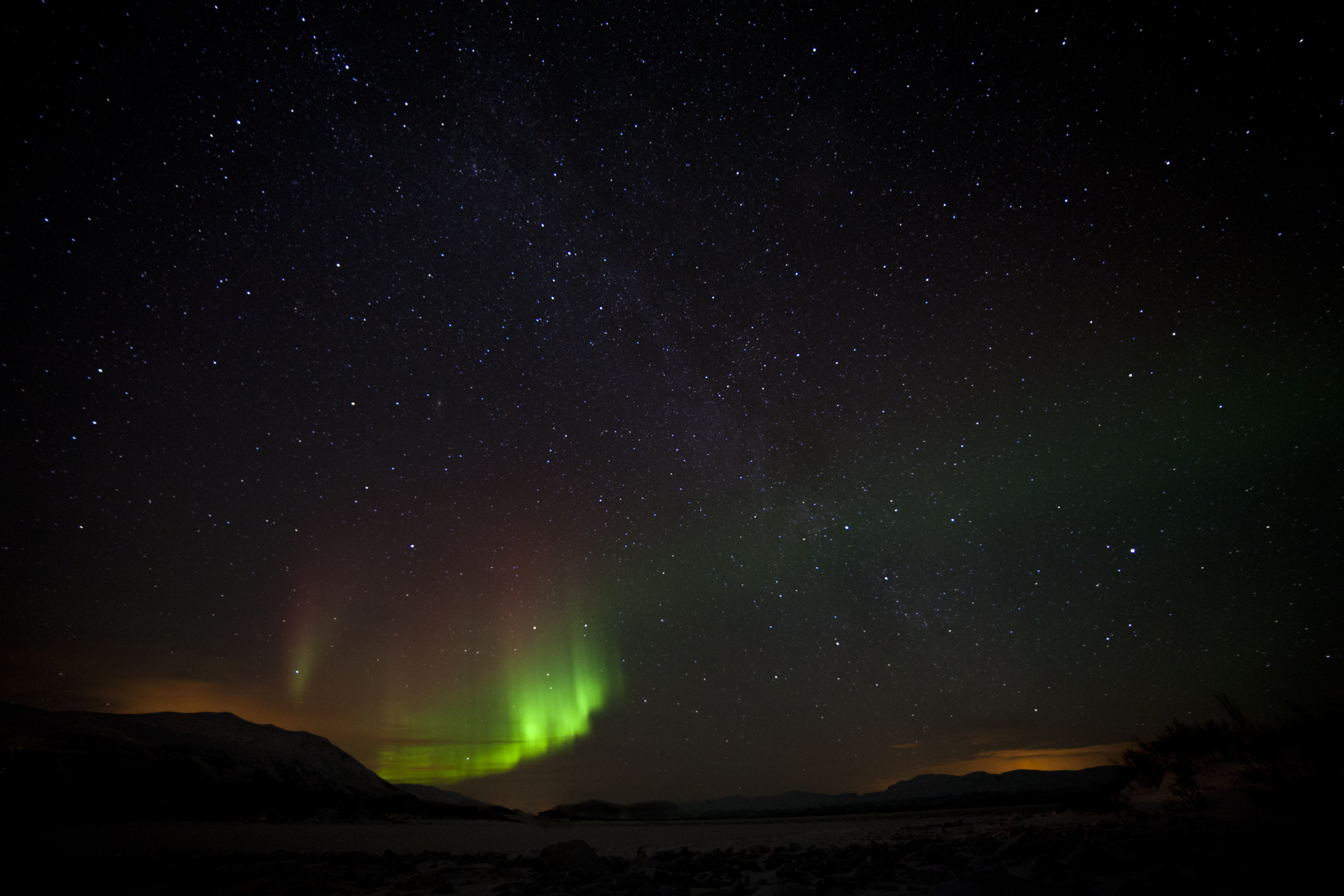 Abisko Aurora and Milky Way