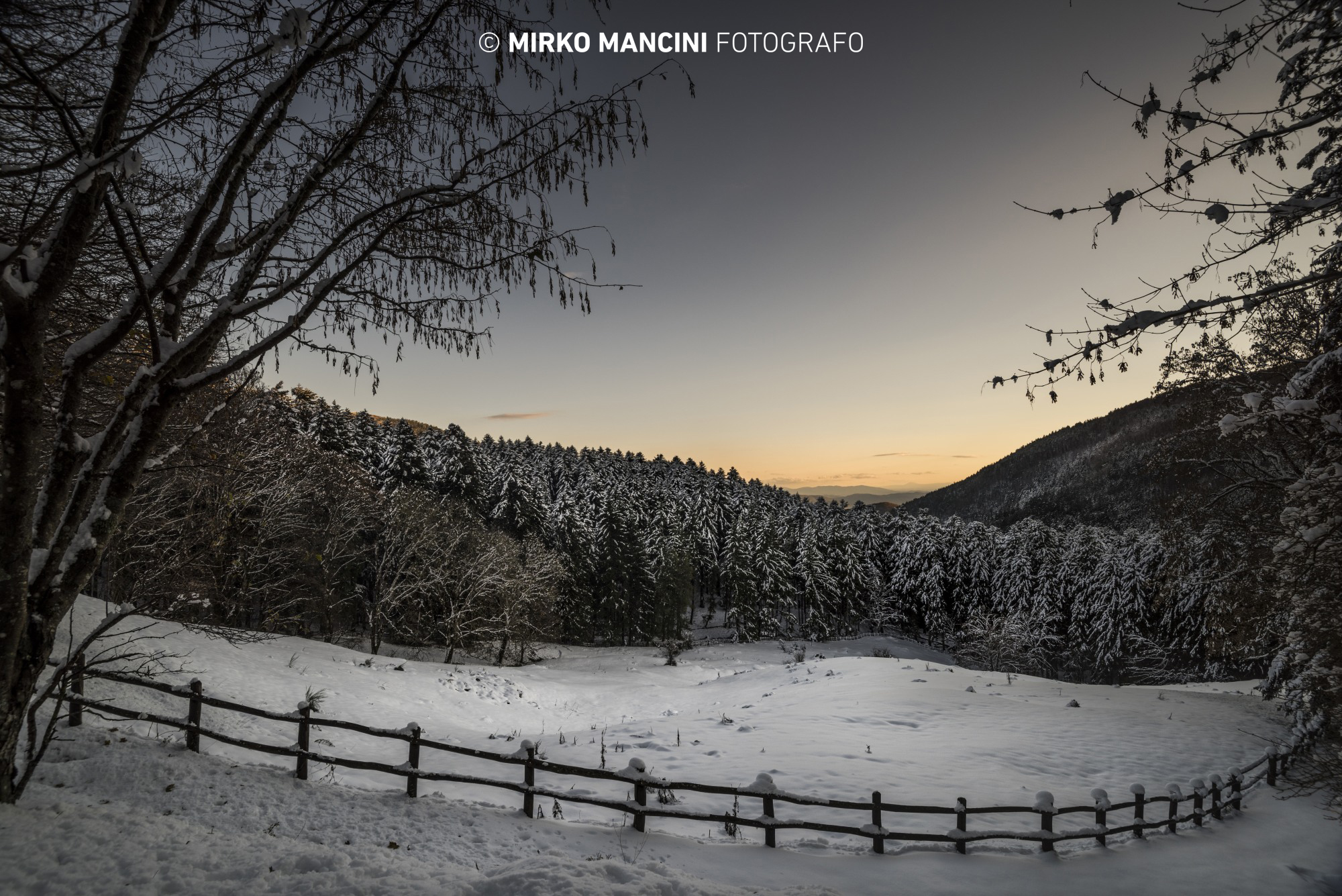 L'inverno a Camaldoli.