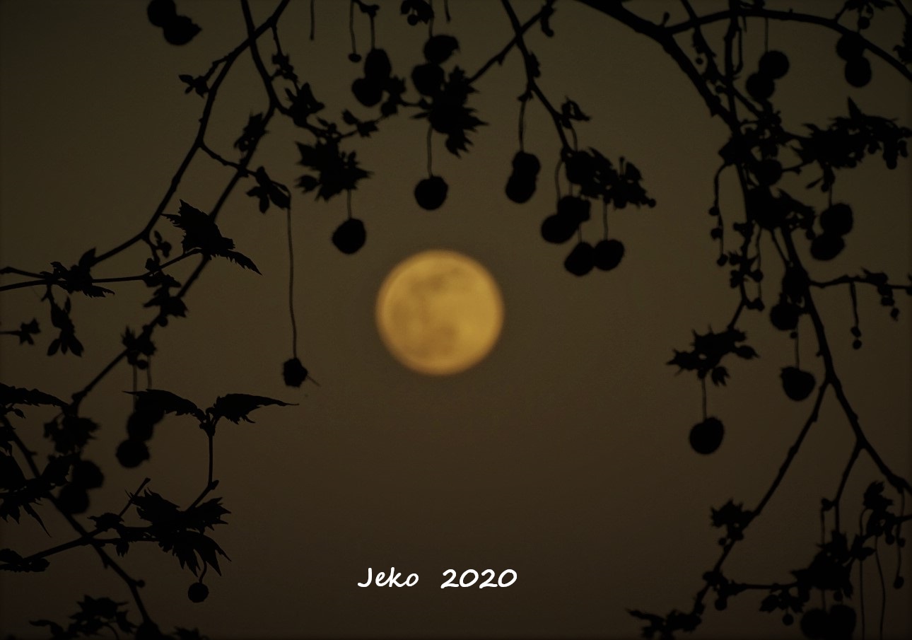 superluna di quarantena 7-4-2020