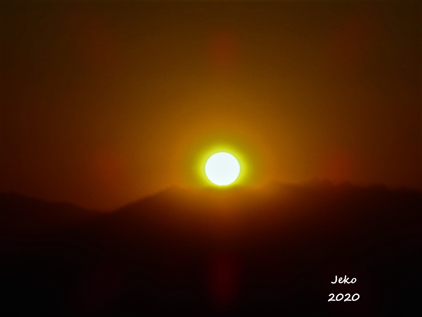 tramonto infuocato..