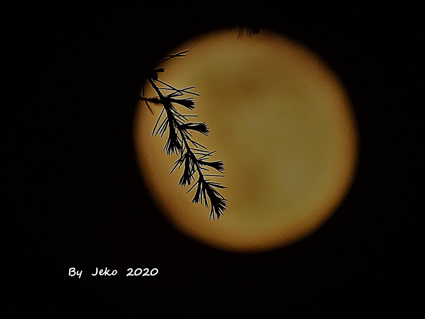 superluna in tempo di quarantena