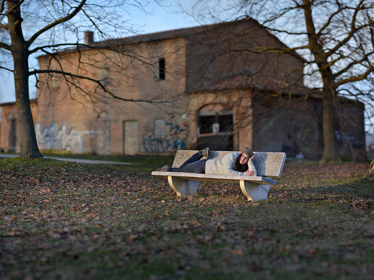 Bokehrama al tramonto