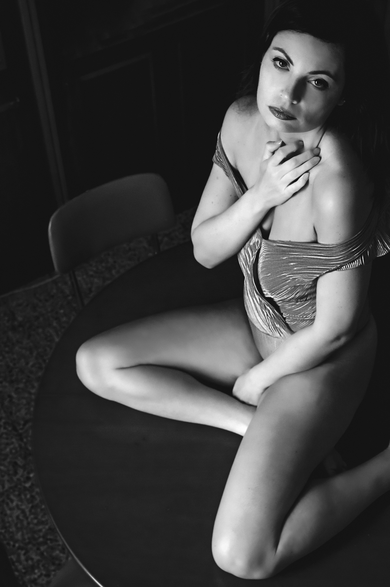 Francesca is Red (BW) 3