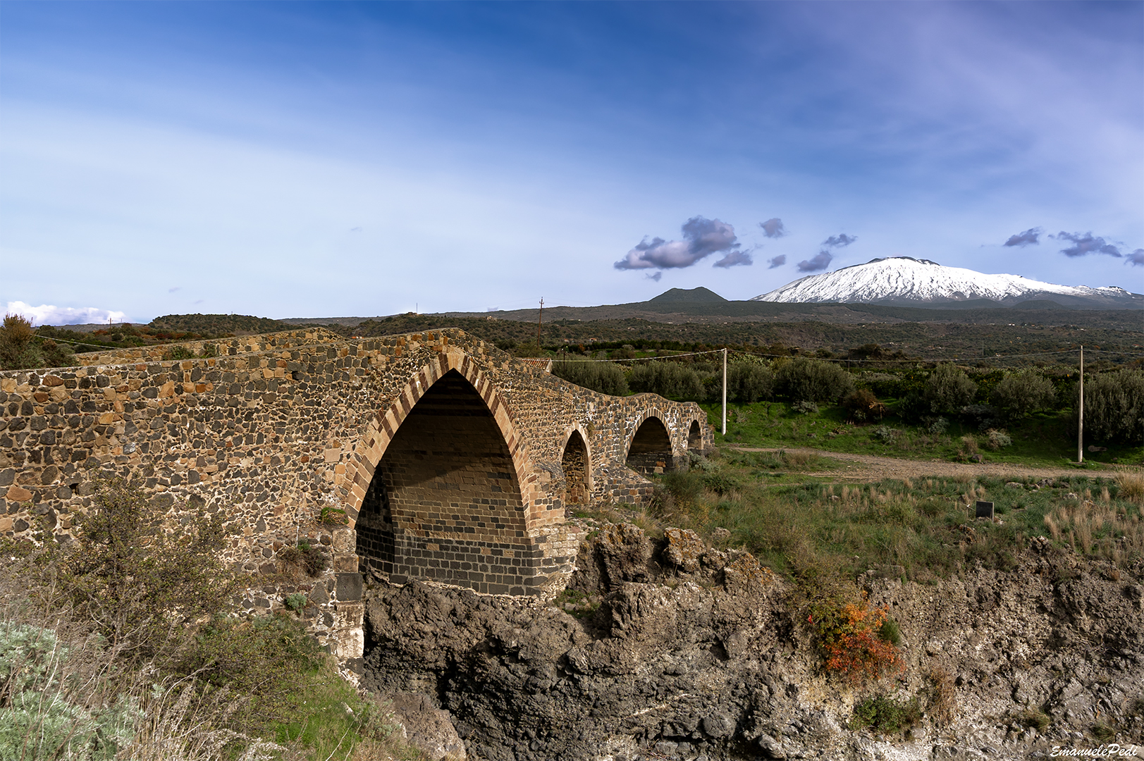 the Saracen on the slopes of the etna