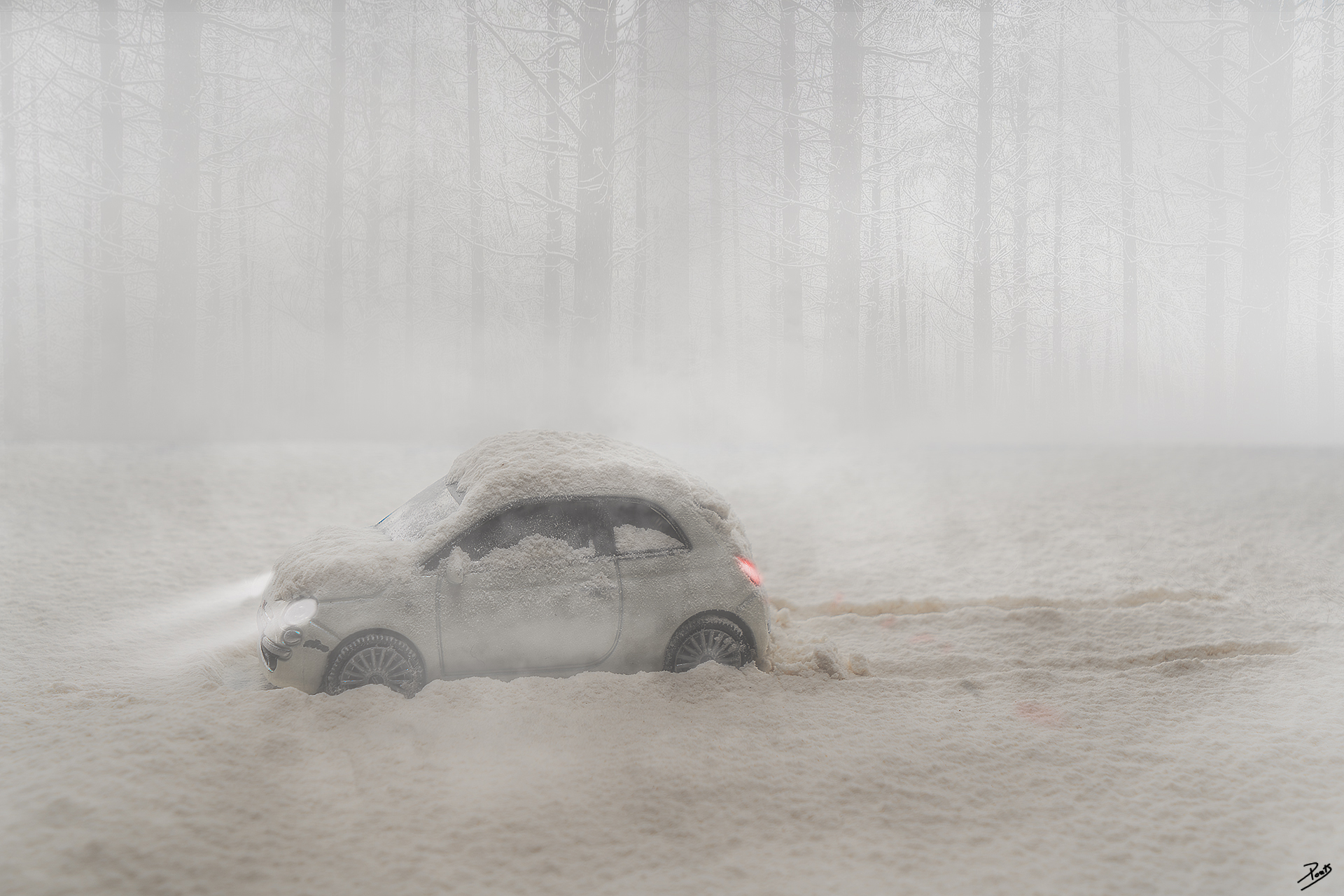 Snow Car, California