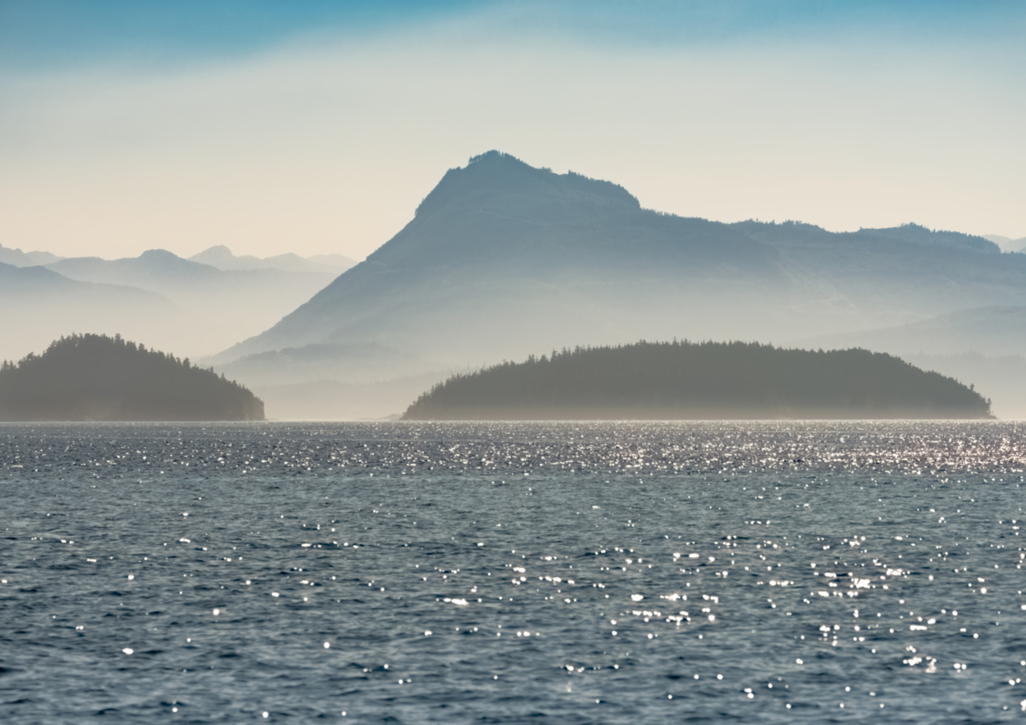 Sunset over the Great Bear Rainforest