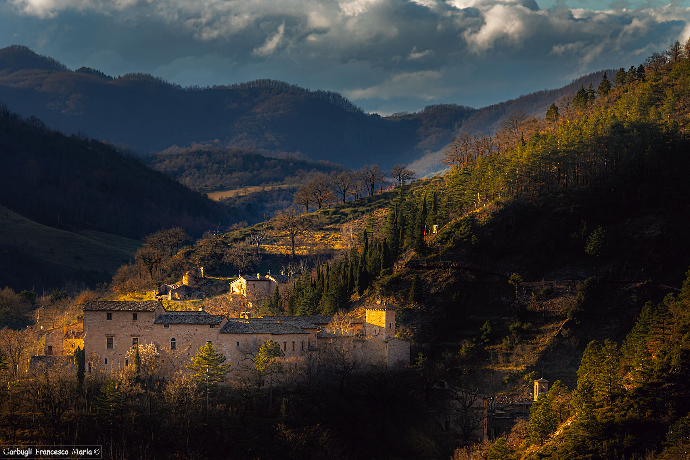 Un tramonto di primavera di qualche anno fà......