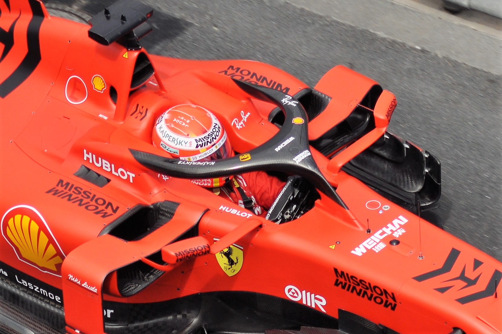 Vettel Ferrari #5 in Monte Carlo